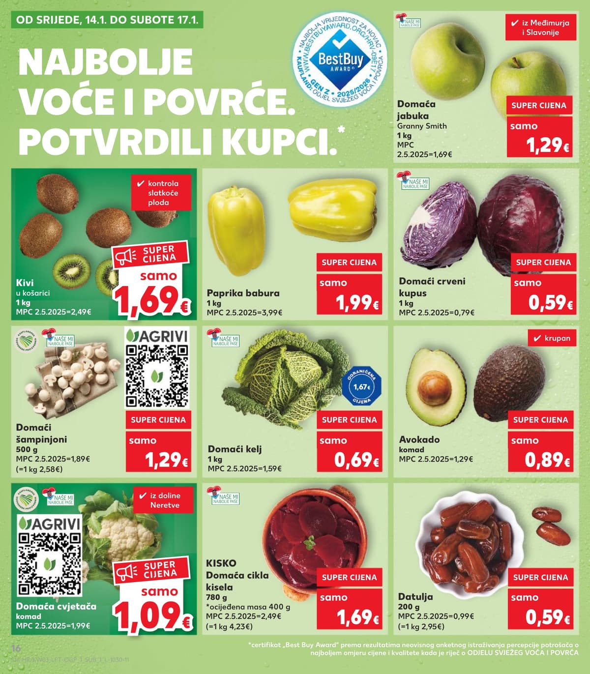 Stranica 16. Kaufland kataloga - Prehrambeni proizvodi od 27.02.2026.