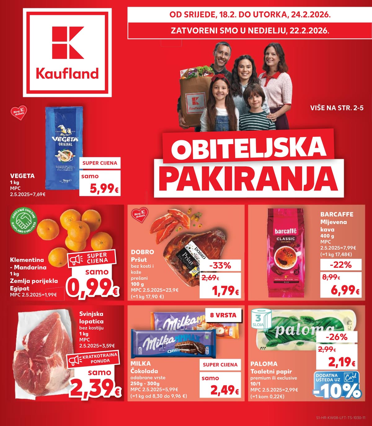 Stranica 1. Kaufland kataloga - Prehrambeni Proizvodi od 27.02.2026.