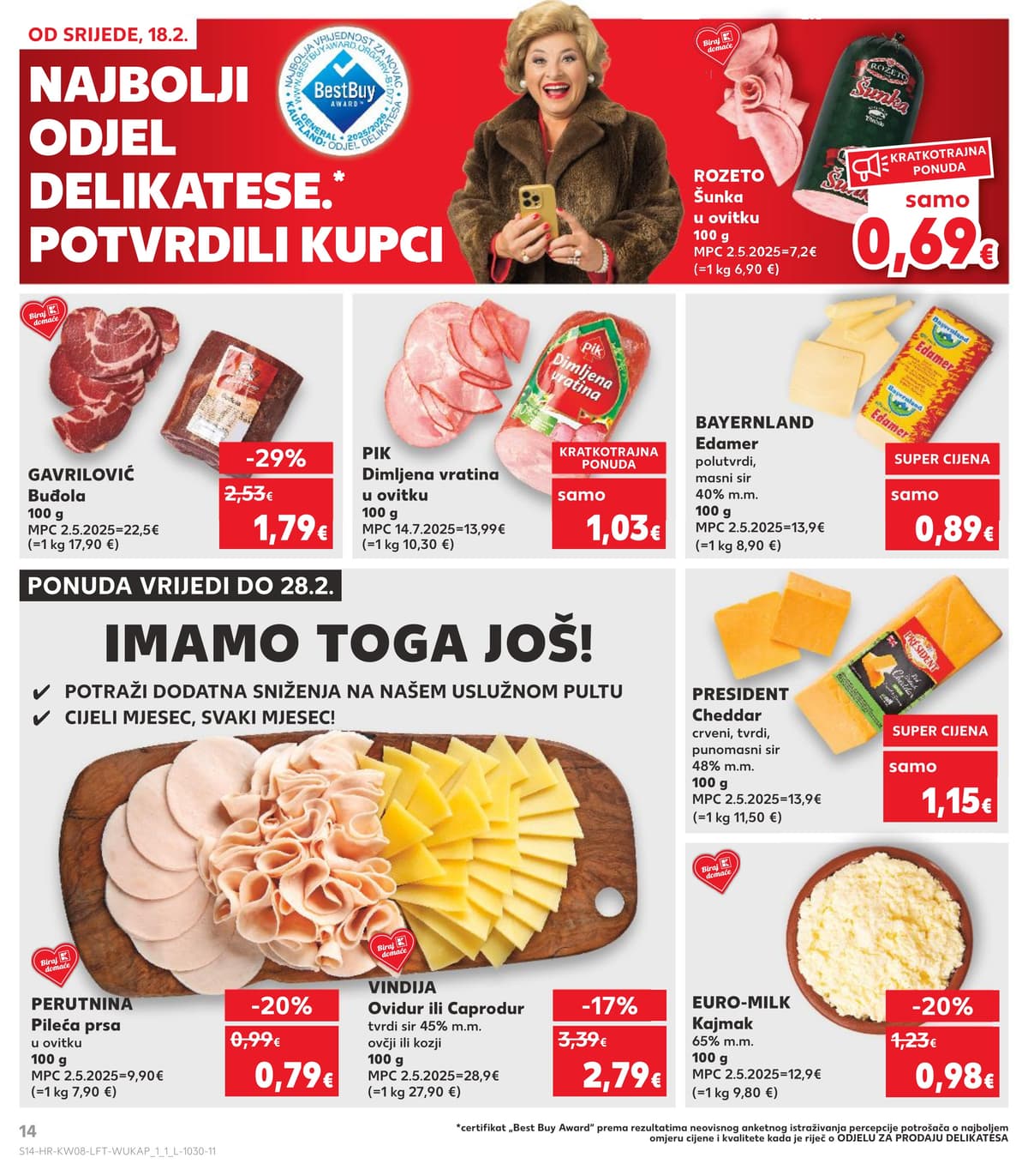 Stranica 14. Kaufland kataloga - Prehrambeni Proizvodi