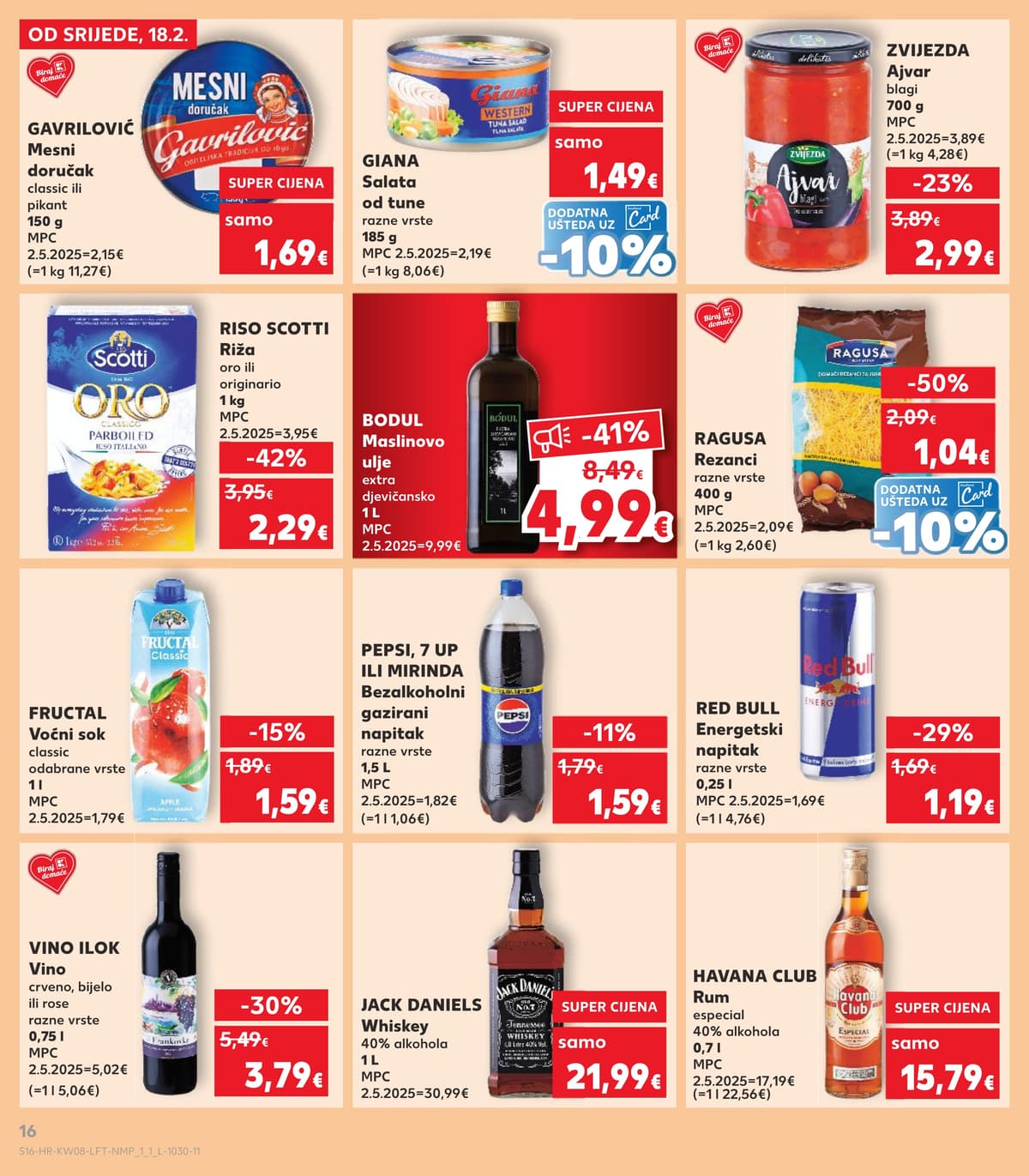 Stranica 16. Kaufland kataloga - Prehrambeni Proizvodi od 27.02.2026.