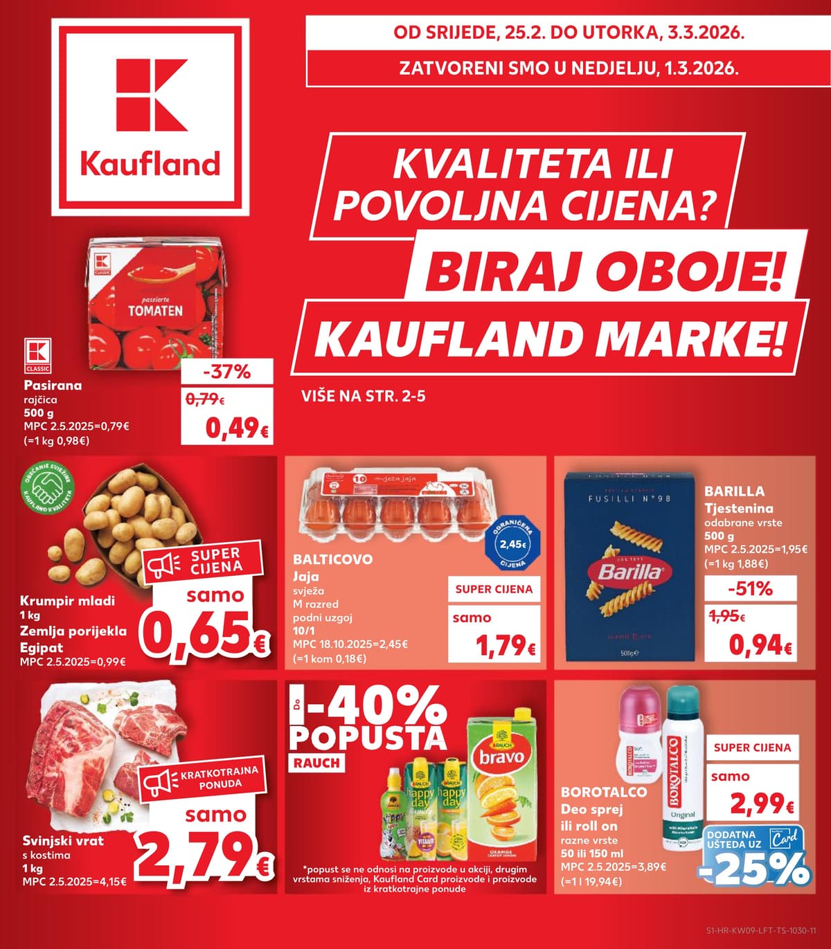 Stranica 1. Kaufland kataloga - Tjedna Akcija
