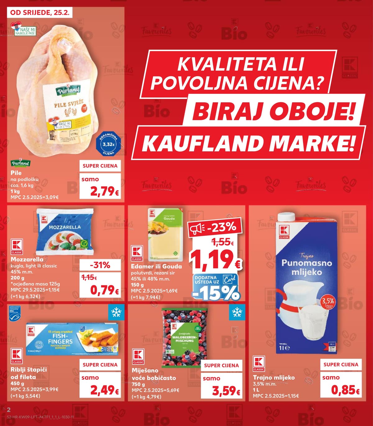 Stranica 2. Kaufland kataloga - Tjedna Akcija od 27.02.2026.