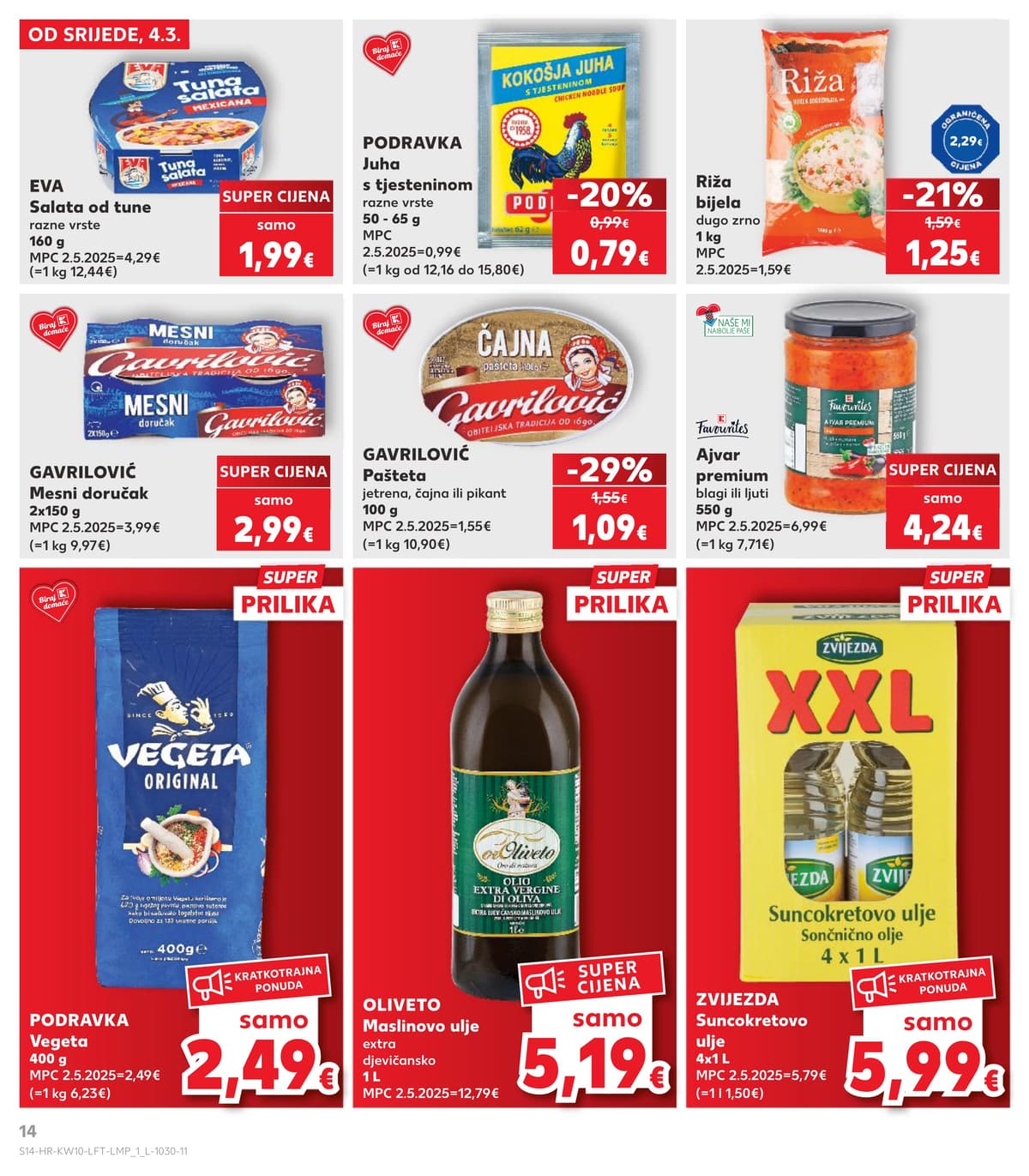 Stranica 14. Kaufland kataloga - Tjedna Akcija od 15.03.2026.