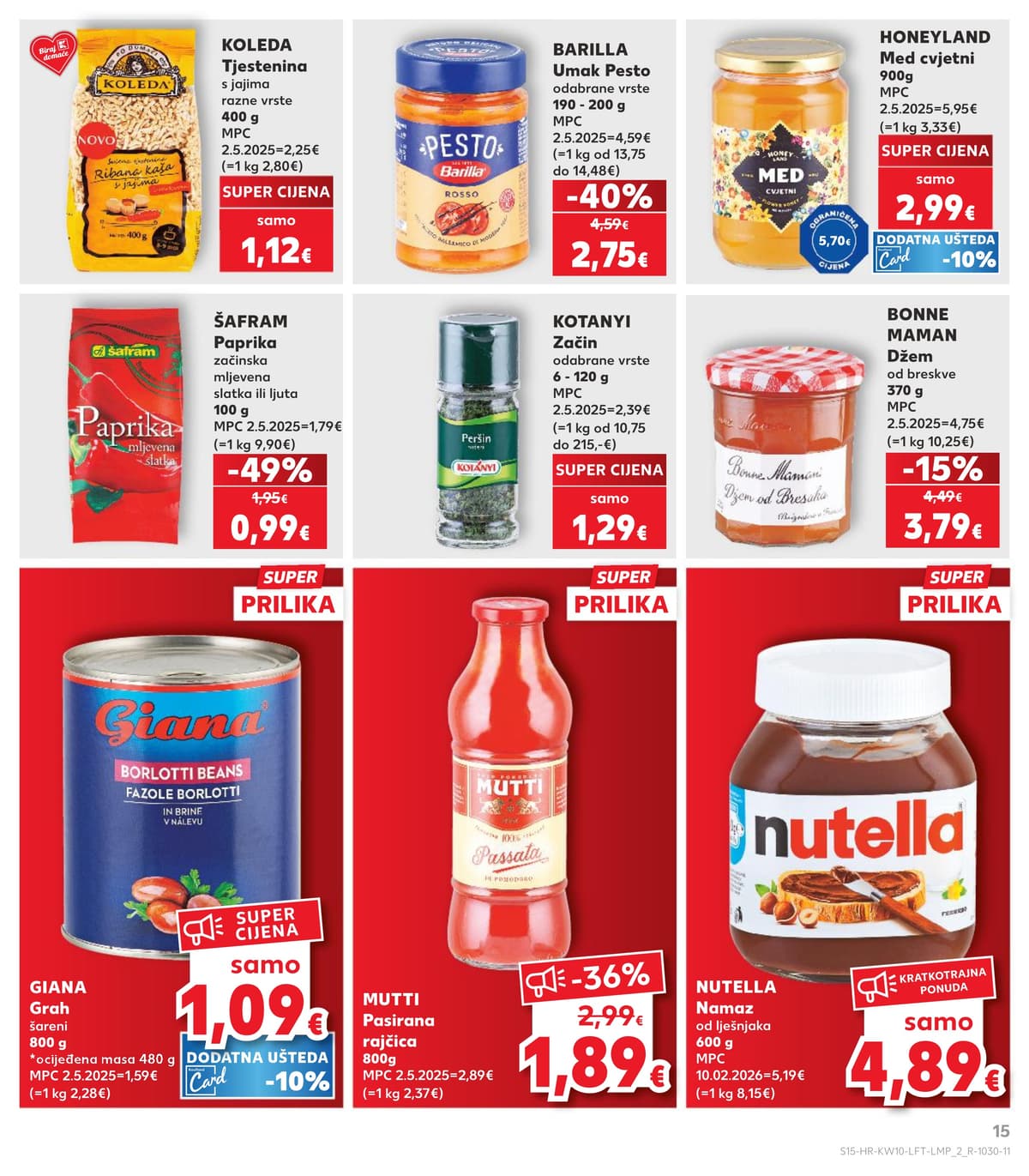 Stranica 15. Kaufland kataloga - Tjedna Akcija od 15.03.2026.