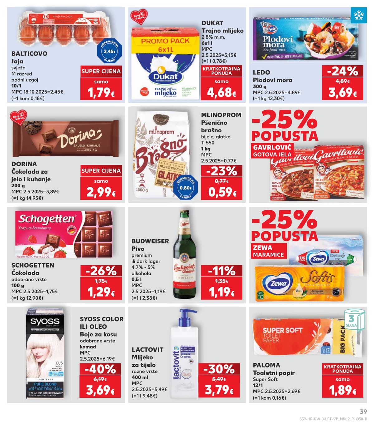 Stranica 39. Kaufland kataloga - Tjedna Akcija od 15.03.2026.