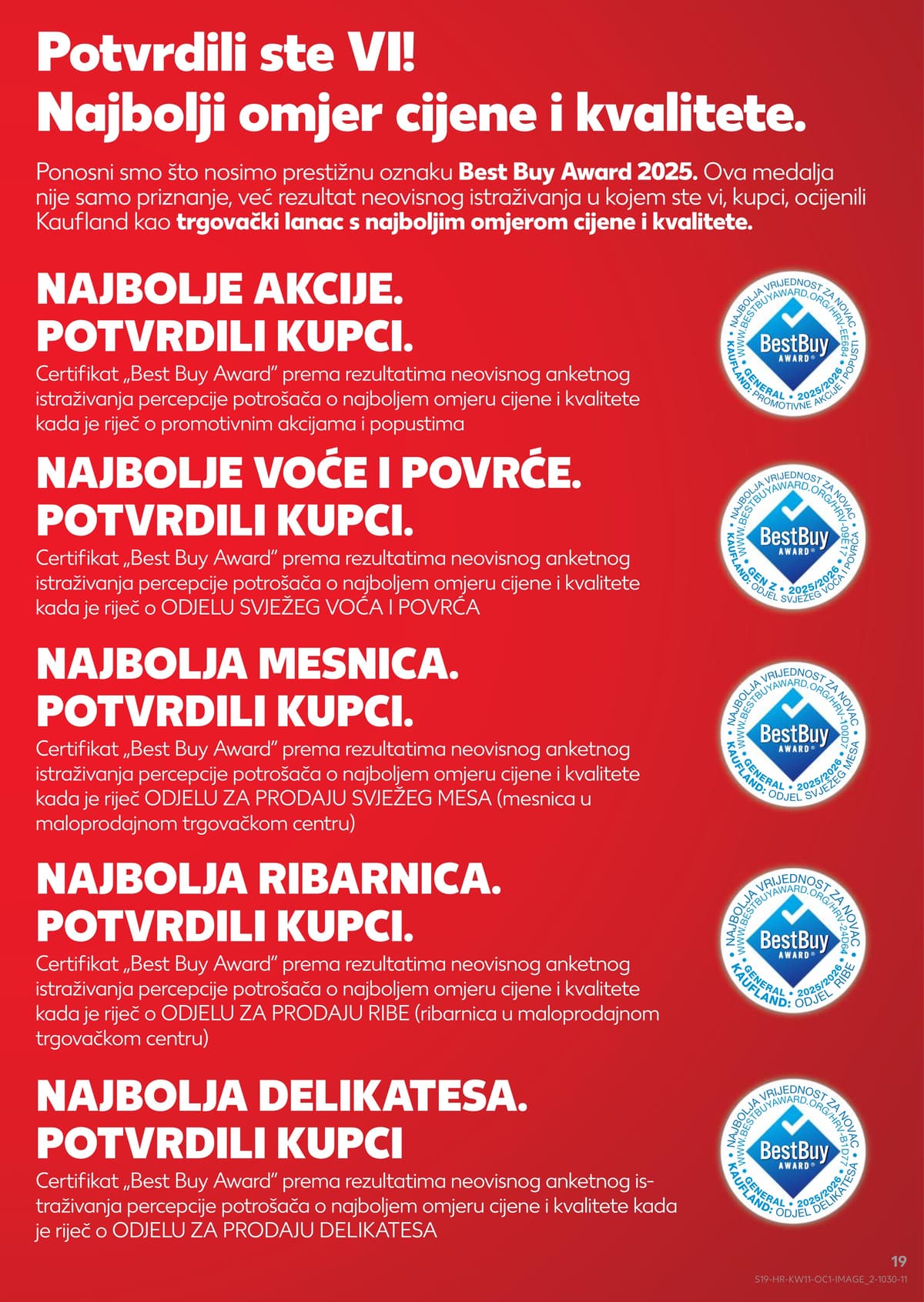 Stranica 19. Kaufland kataloga - Hrana za ljubimce i Kaufland marke od 15.03.2026.