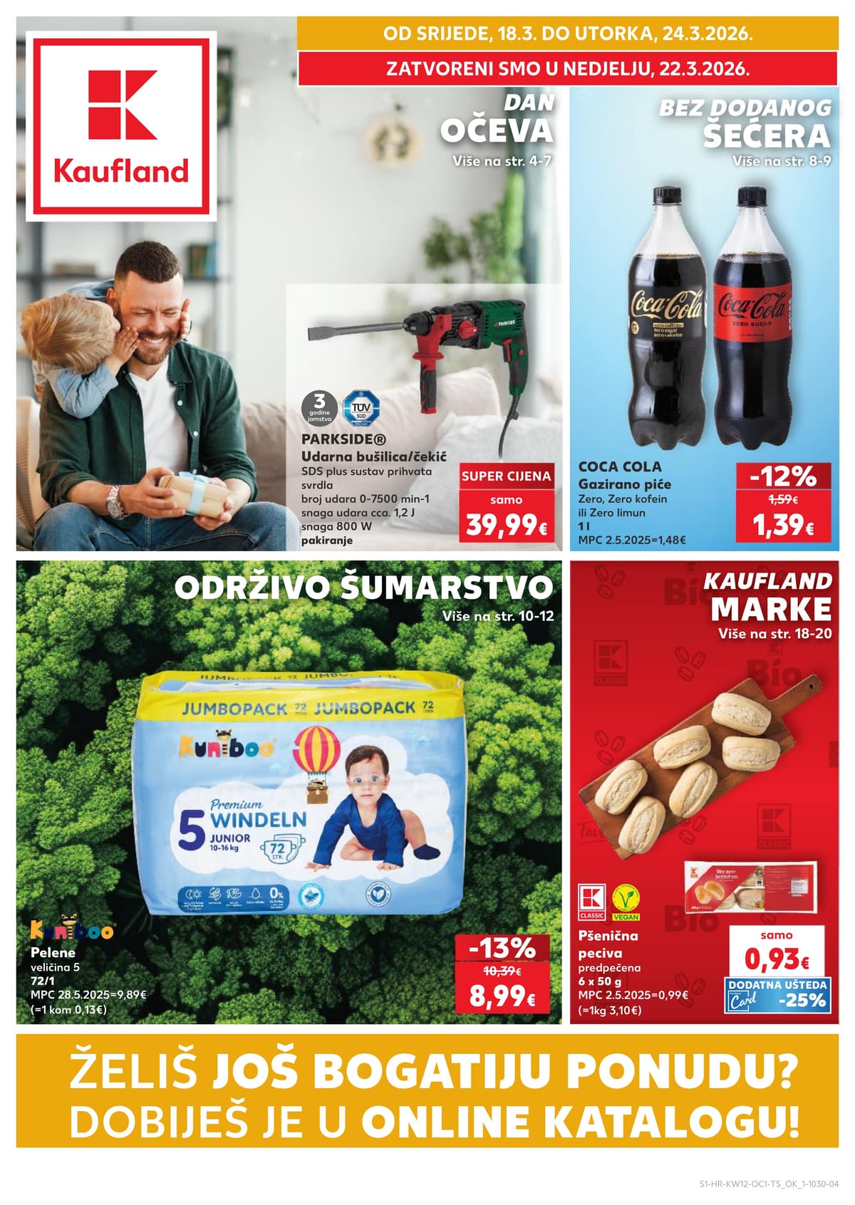 Stranica 1. Kaufland kataloga - Dan očeva i Kaufland marke