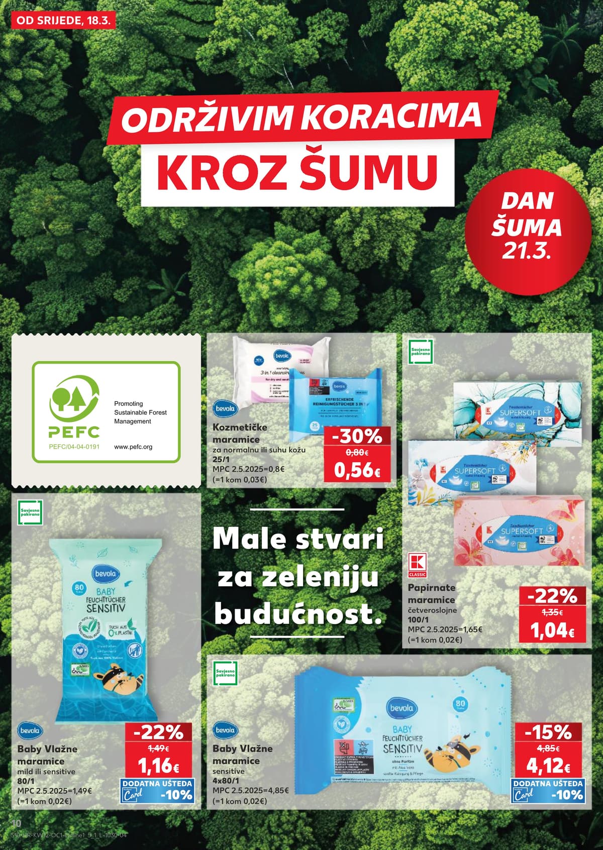 Stranica 10. Kaufland kataloga - Dan očeva i Kaufland marke od 15.03.2026.