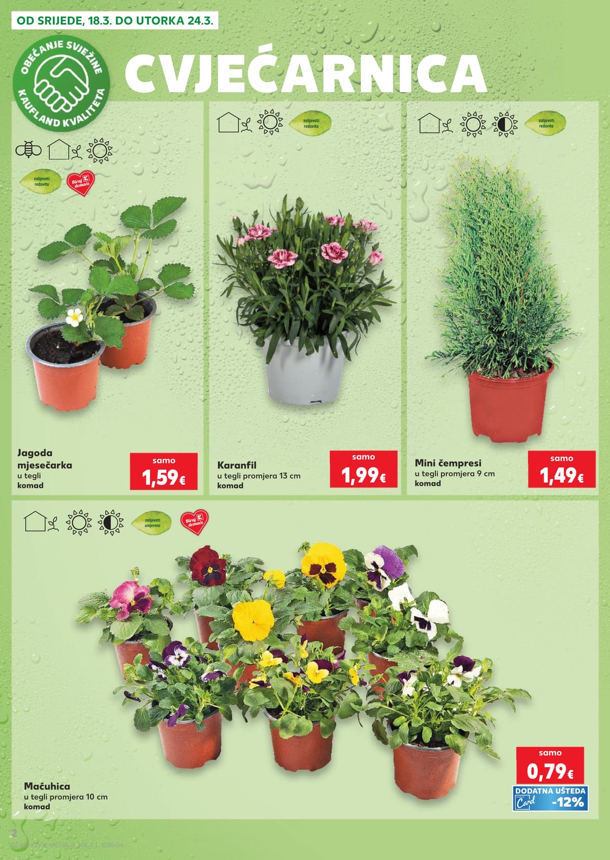 Stranica 2. Kaufland kataloga - Dan očeva i Kaufland marke od 15.03.2026.