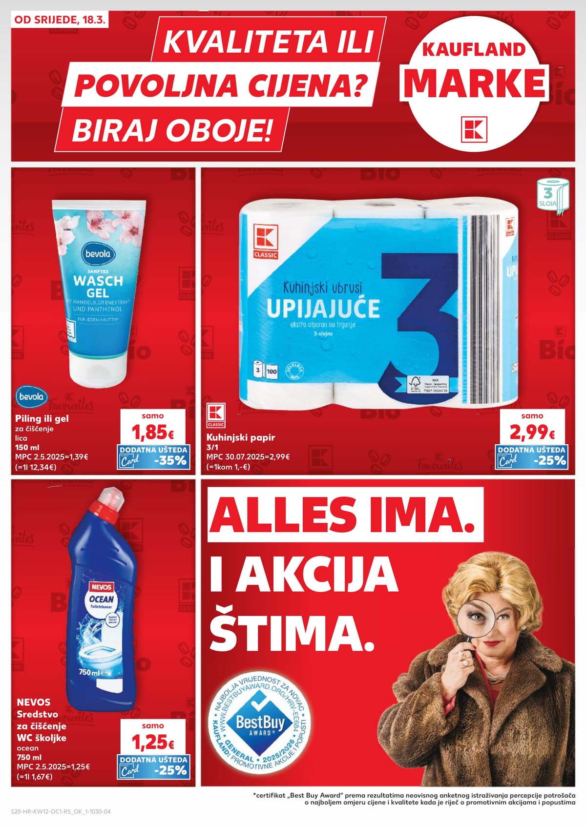 Stranica 20. Kaufland kataloga - Dan očeva i Kaufland marke od 15.03.2026.