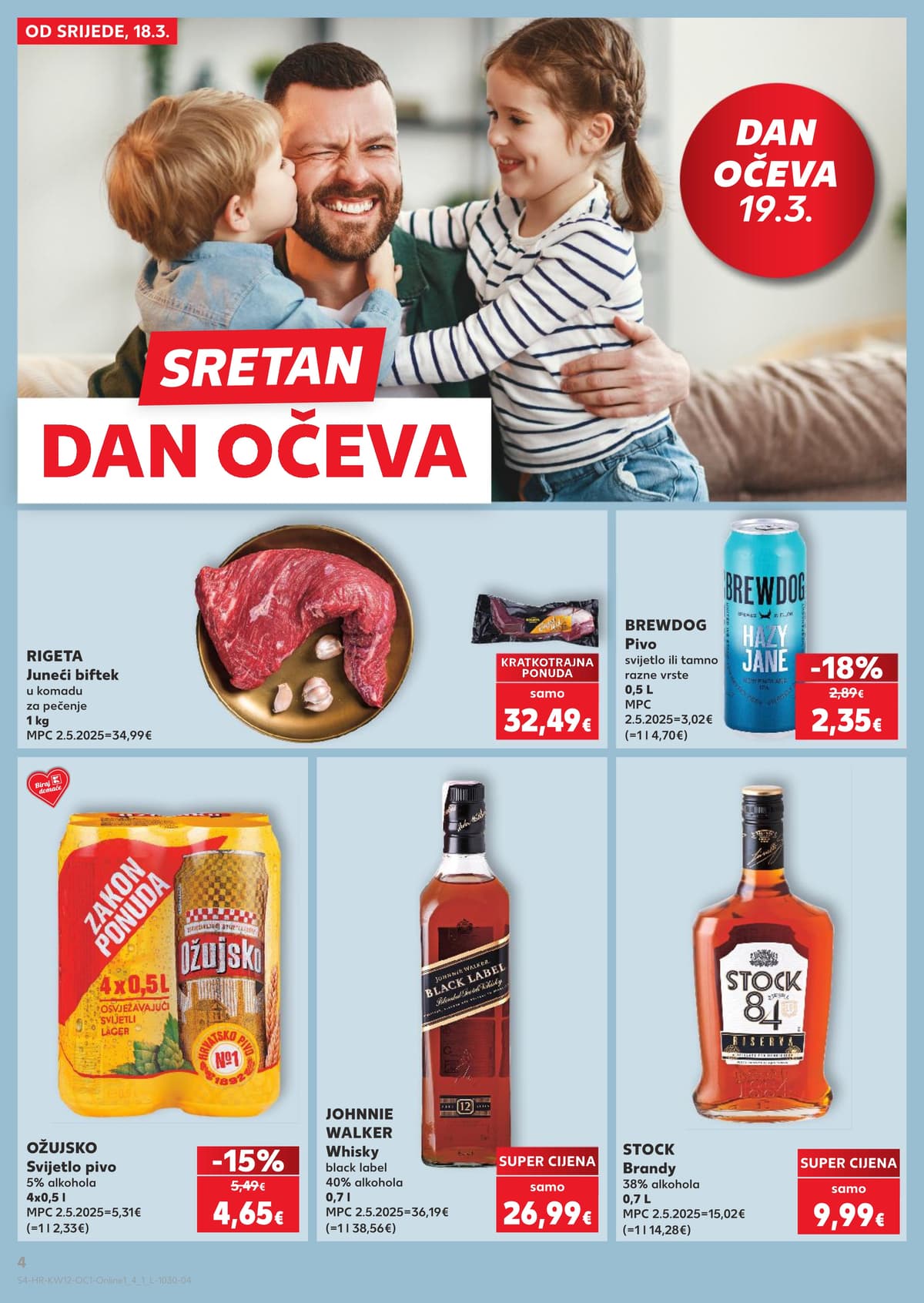 Stranica 4. Kaufland kataloga - Dan očeva i Kaufland marke