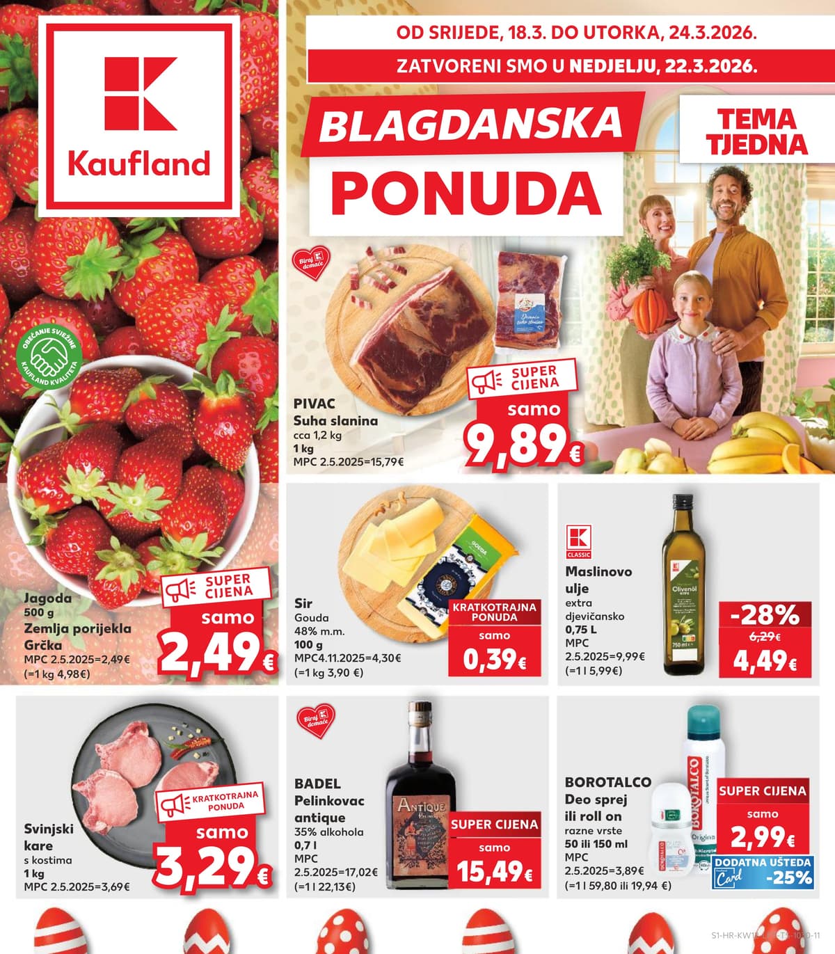 Stranica 1. Kaufland kataloga - Tjedna Akcija od 15.03.2026.