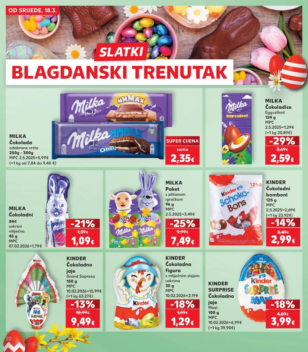 Stranica 20. Kaufland kataloga - Tjedna Akcija od 15.03.2026.