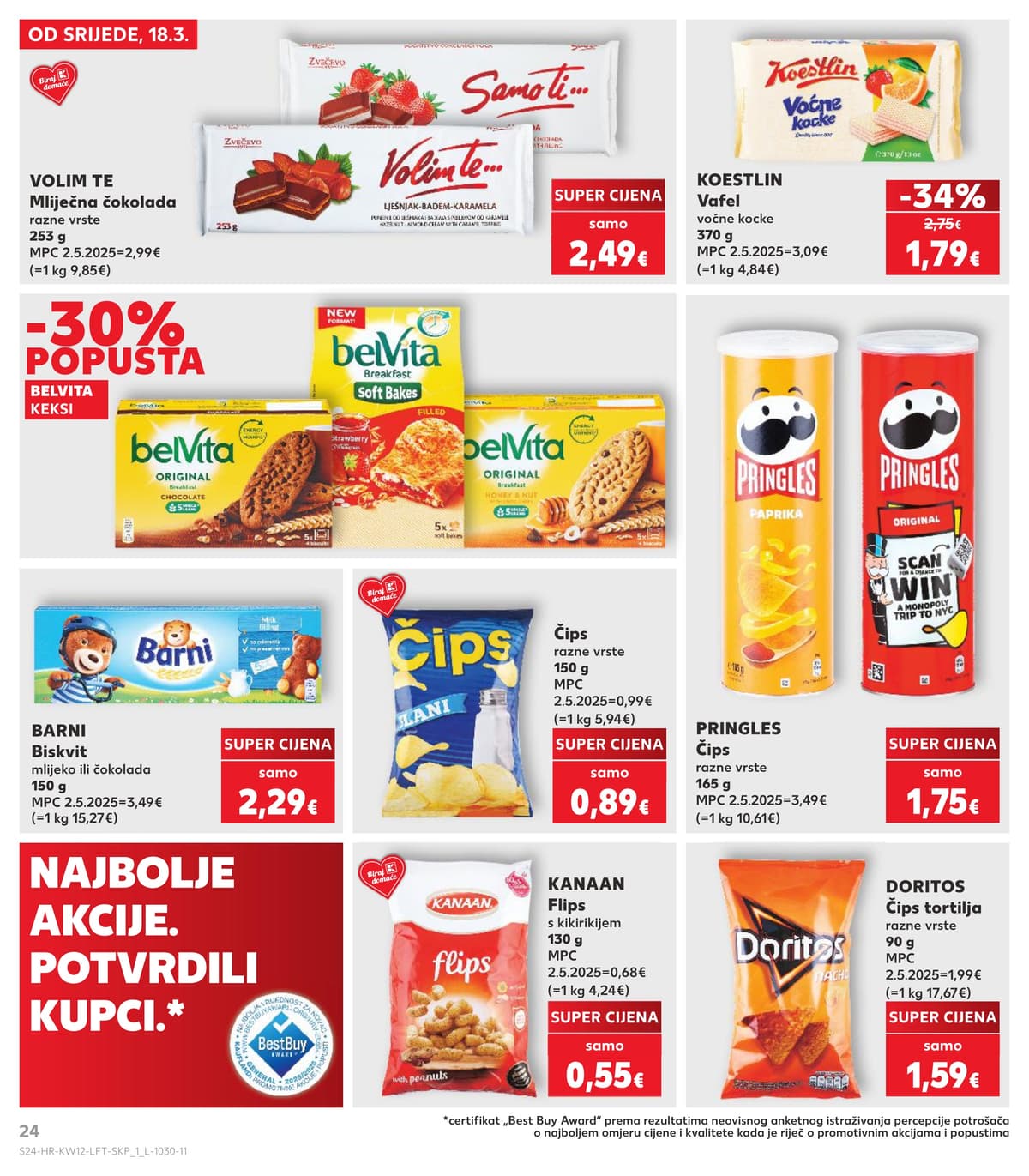 Stranica 24. Kaufland kataloga - Tjedna Akcija od 15.03.2026.