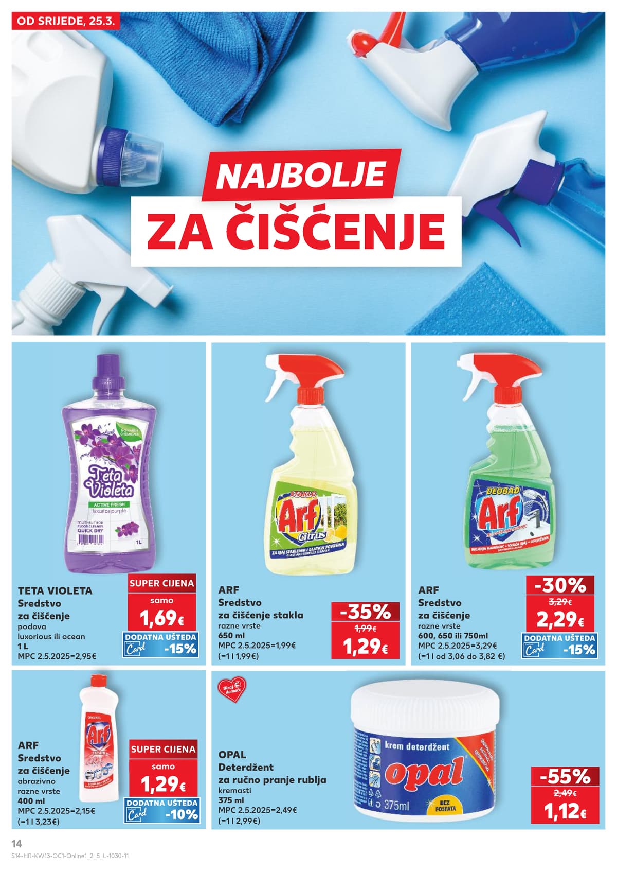 Stranica 14. Kaufland kataloga - Dimljeno, Delikatese i Čišćenje