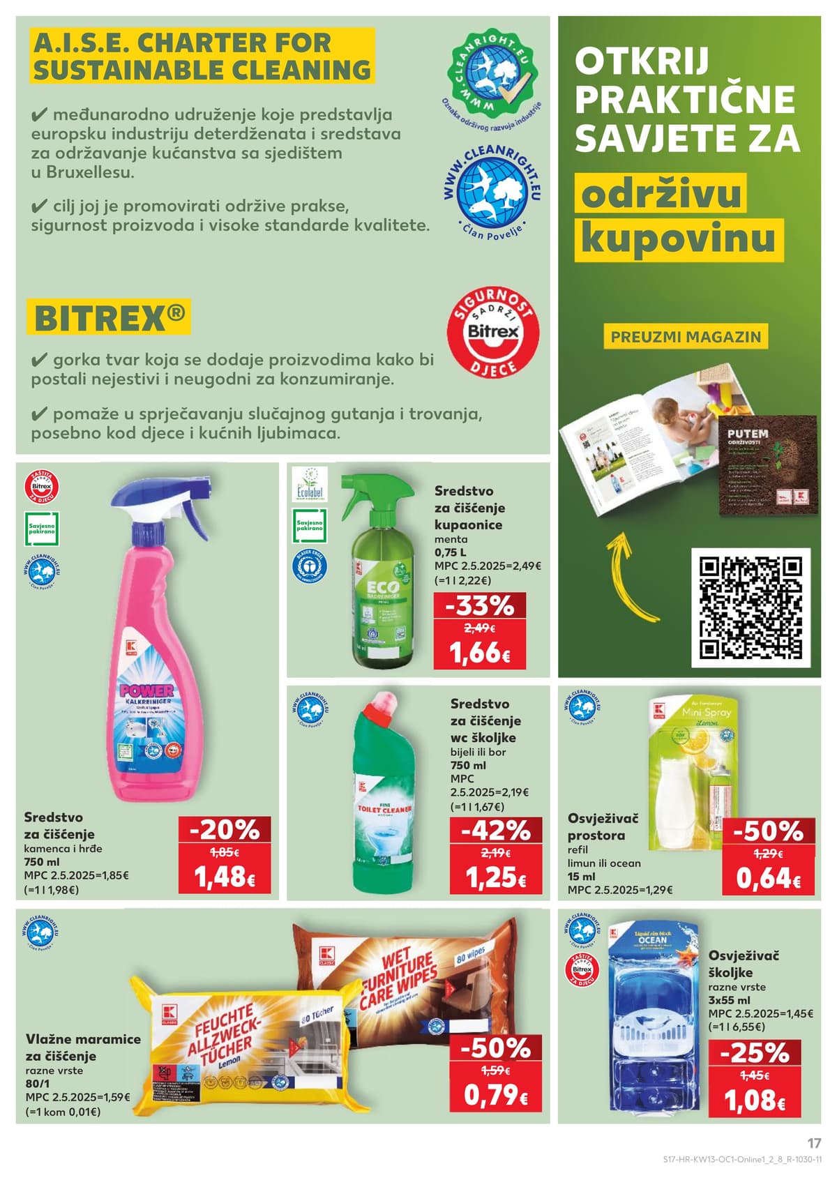 Stranica 17. Kaufland kataloga - Dimljeno, Delikatese i Čišćenje