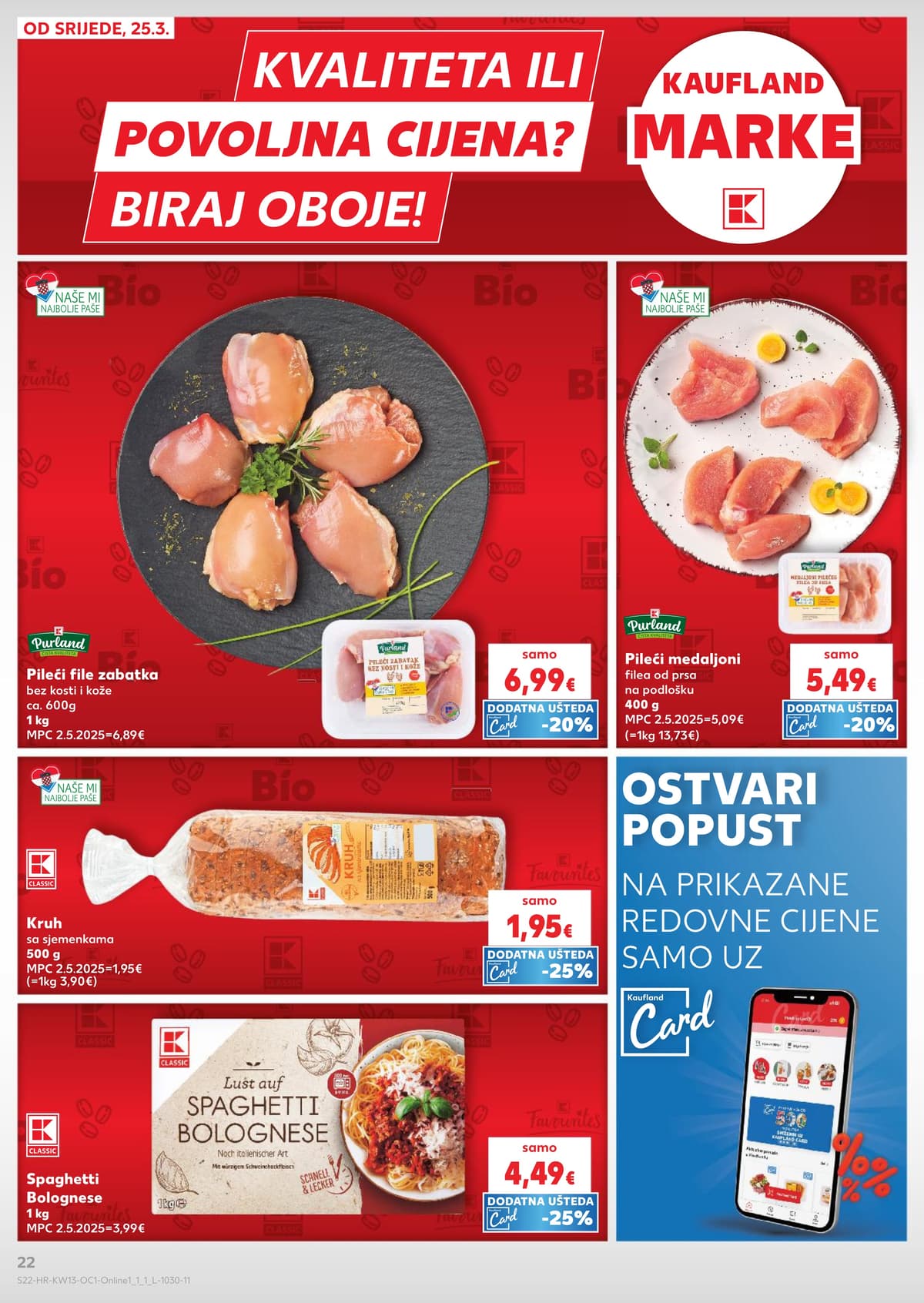 Stranica 22. Kaufland kataloga - Dimljeno, Delikatese i Čišćenje od 26.03.2026.