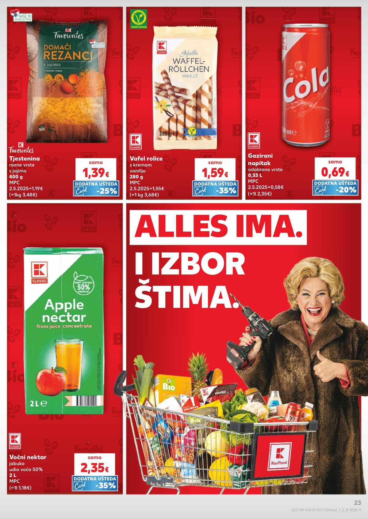 Stranica 23. Kaufland kataloga - Dimljeno, Delikatese i Čišćenje od 26.03.2026.