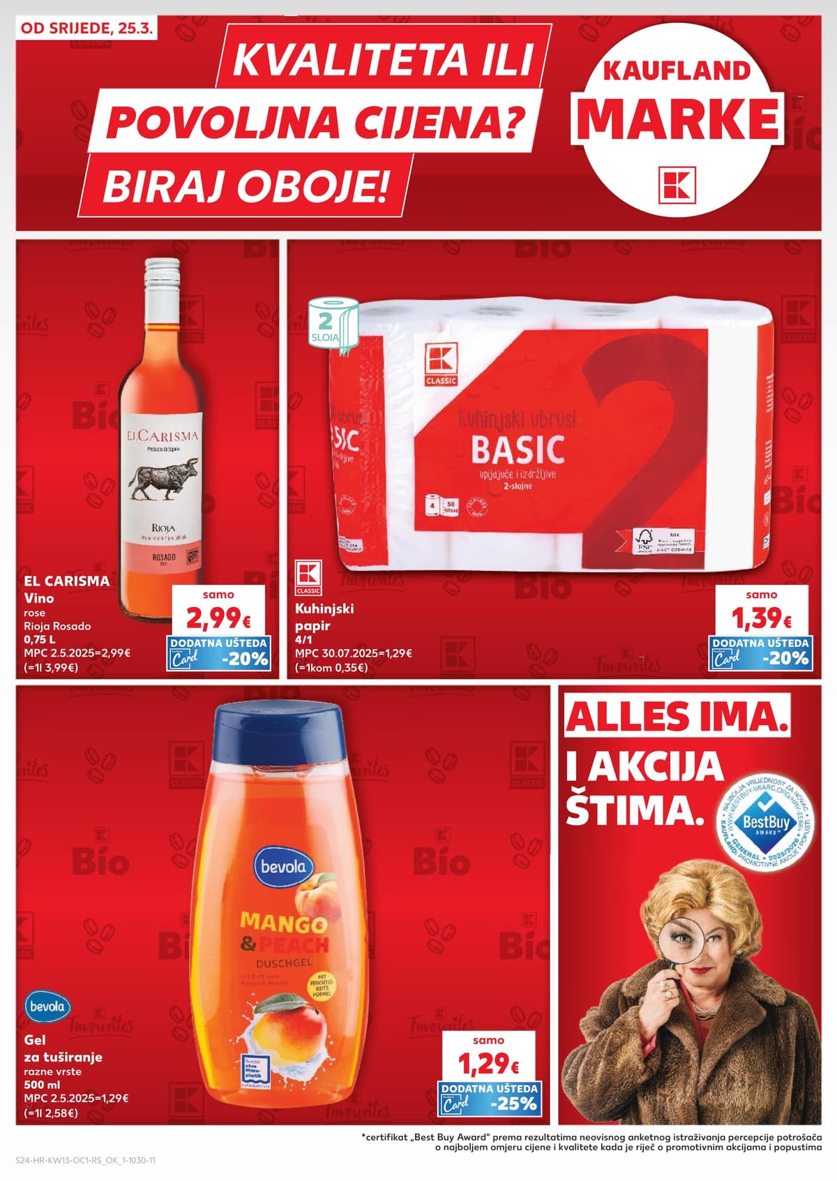 Stranica 24. Kaufland kataloga - Dimljeno, Delikatese i Čišćenje od 26.03.2026.