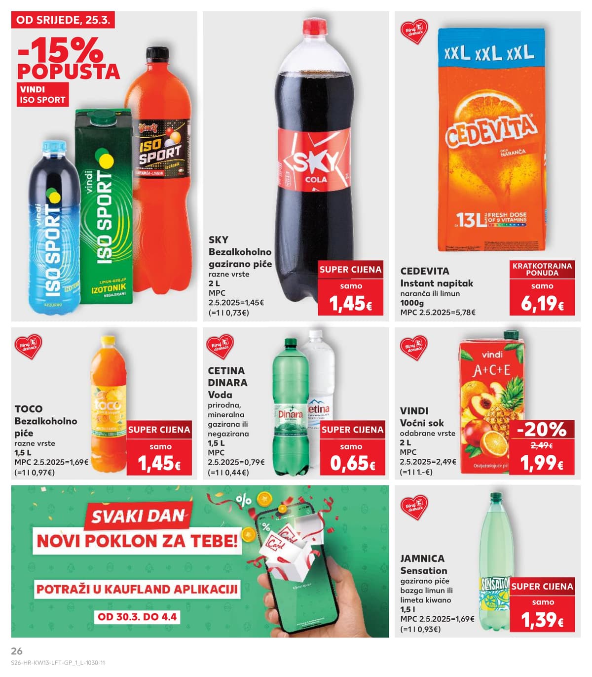 Stranica 26. Kaufland kataloga - Tjedna Akcija od 26.03.2026.