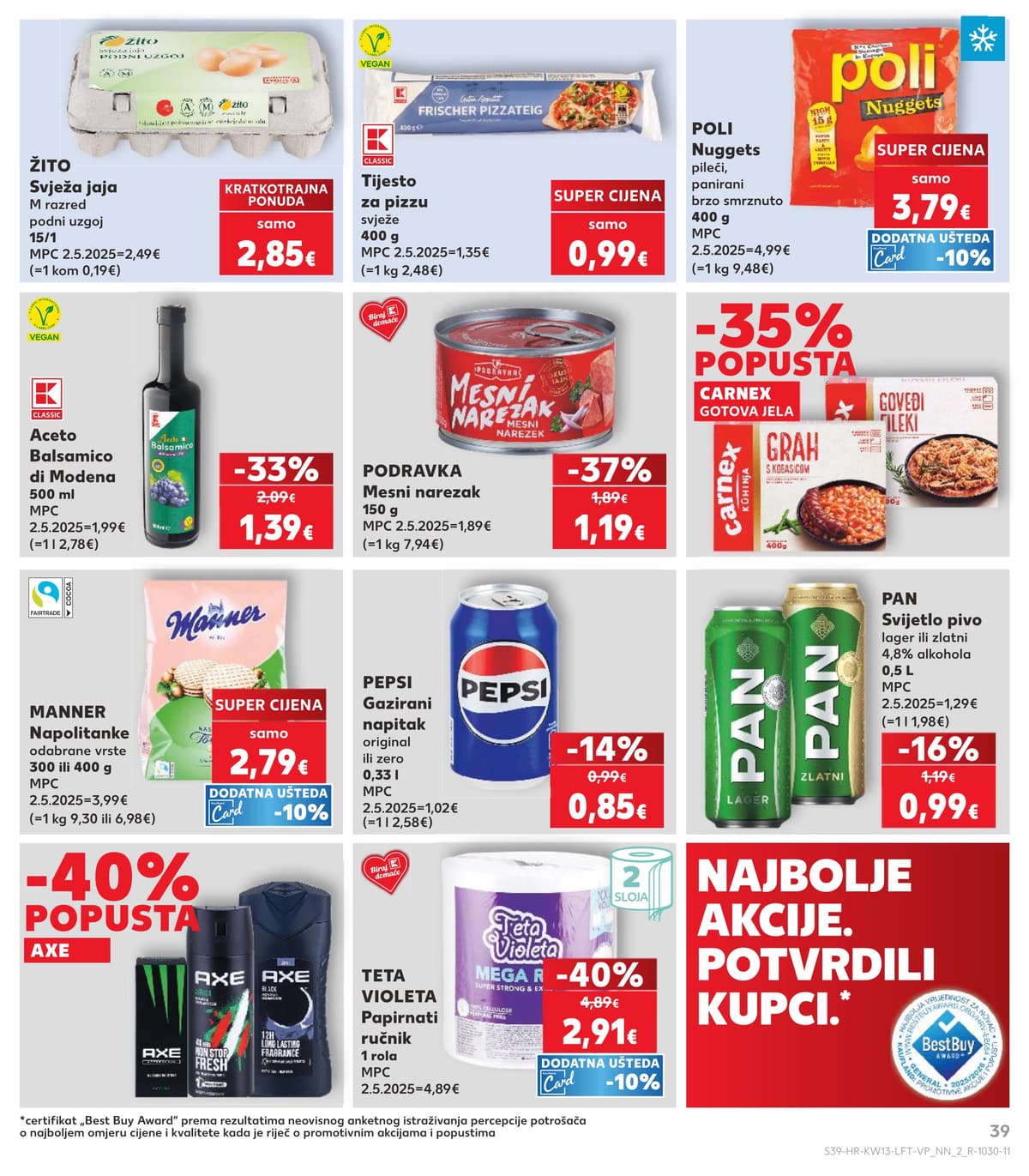 Stranica 39. Kaufland kataloga - Tjedna Akcija od 26.03.2026.
