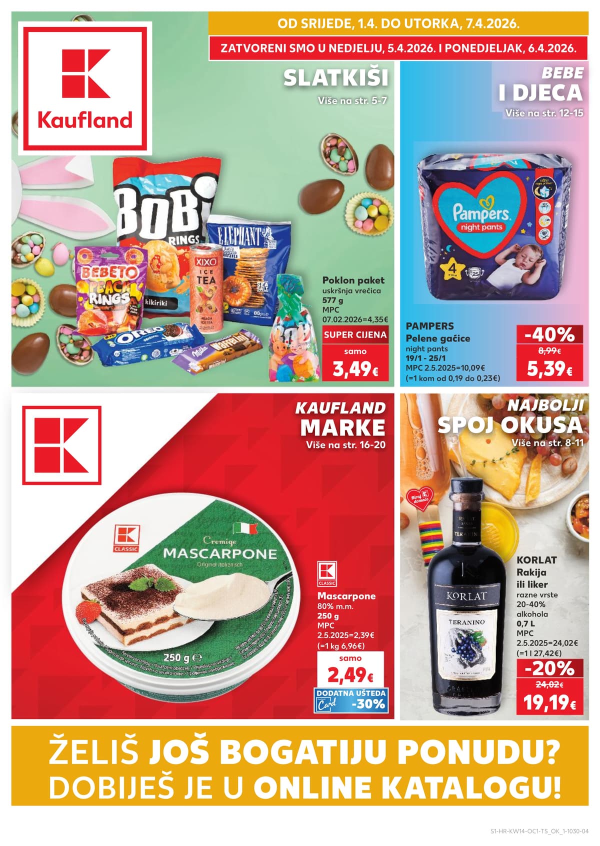 Stranica 1. Kaufland kataloga - Slatkiši, Bebe i Djeca