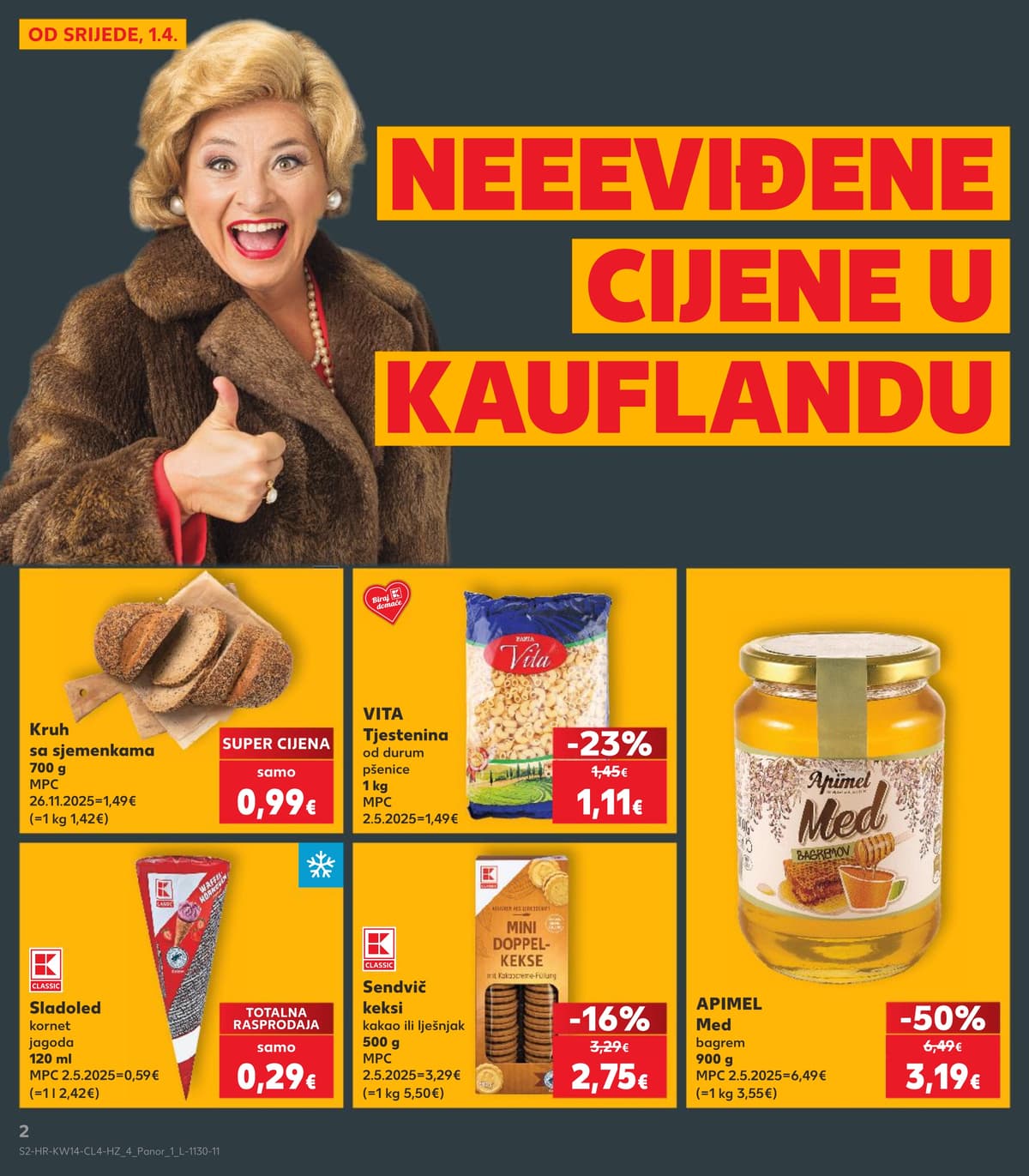 Stranica 2. Kaufland kataloga - Neviđene Cijene