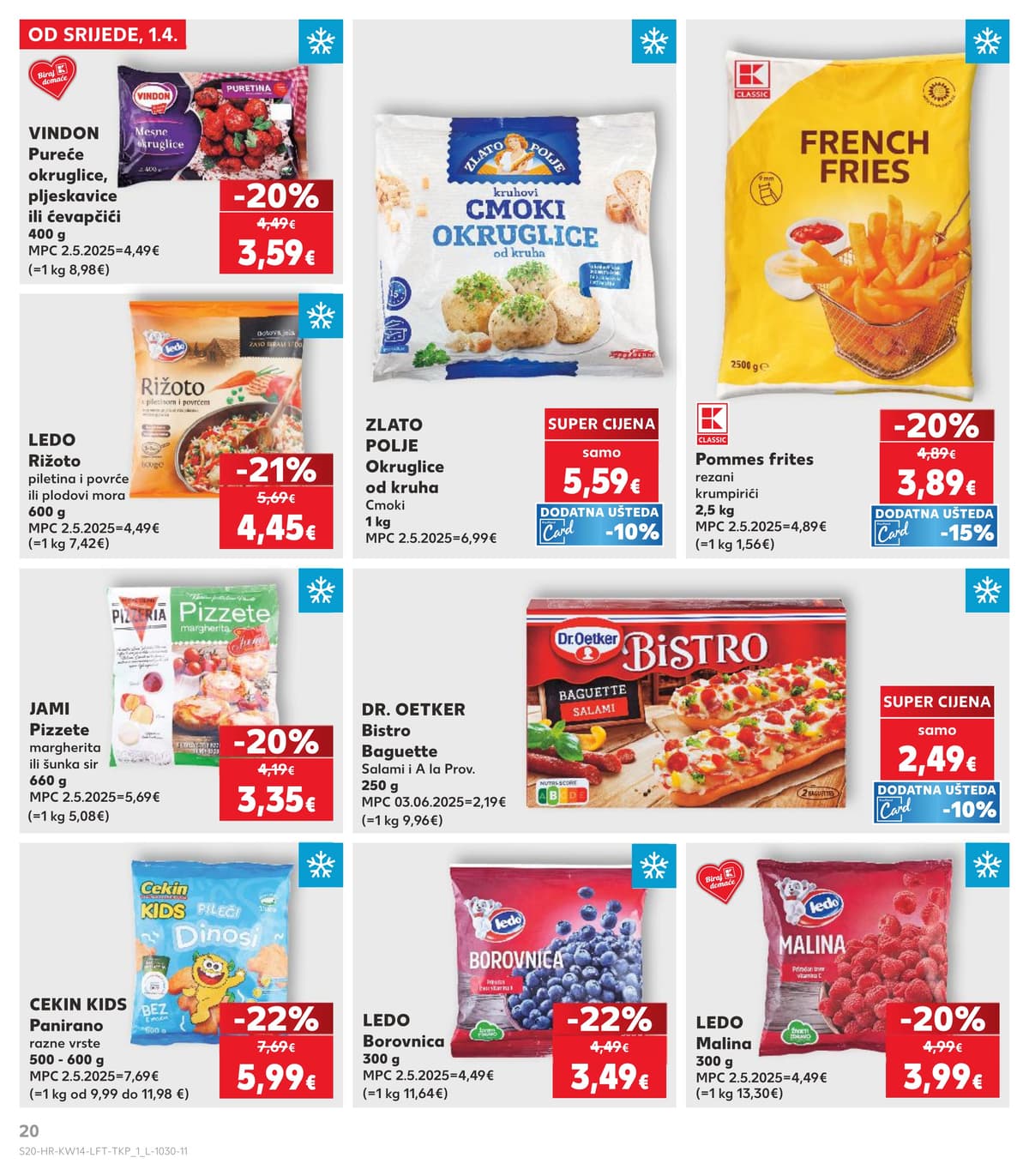 Stranica 20. Kaufland kataloga - Tjedna Akcija od 29.03.2026.