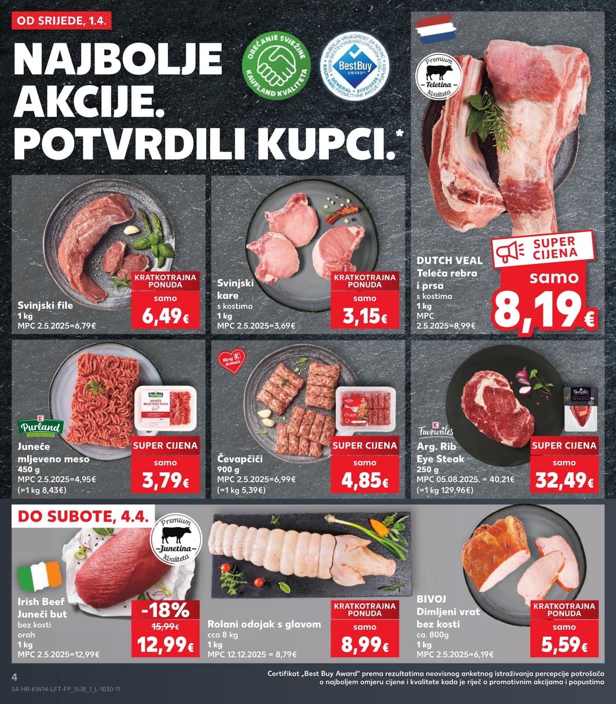 Stranica 4. Kaufland kataloga - Tjedna Akcija od 29.03.2026.