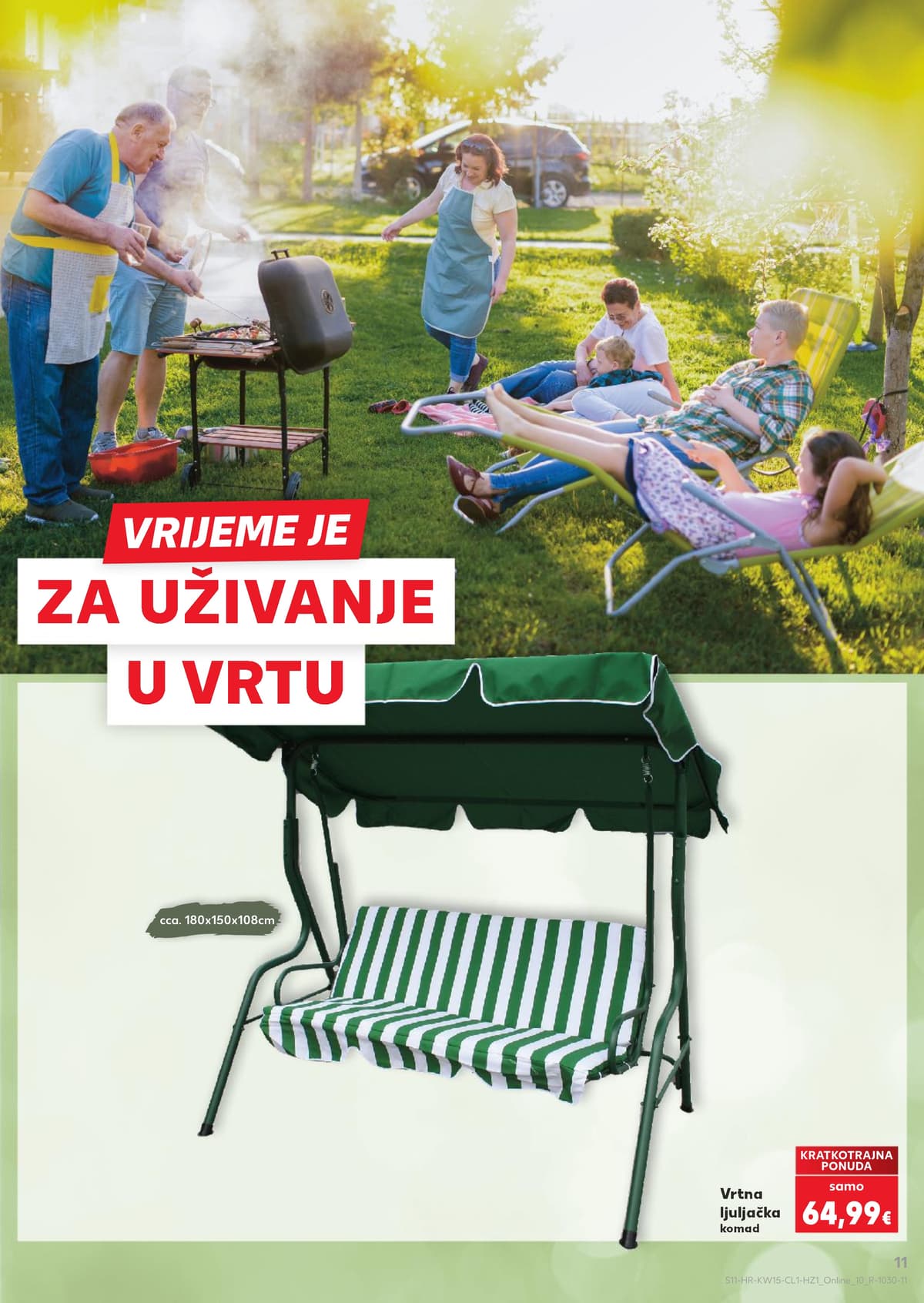 Stranica 11. Kaufland kataloga - Vrtni Namještaj i Roštilj
