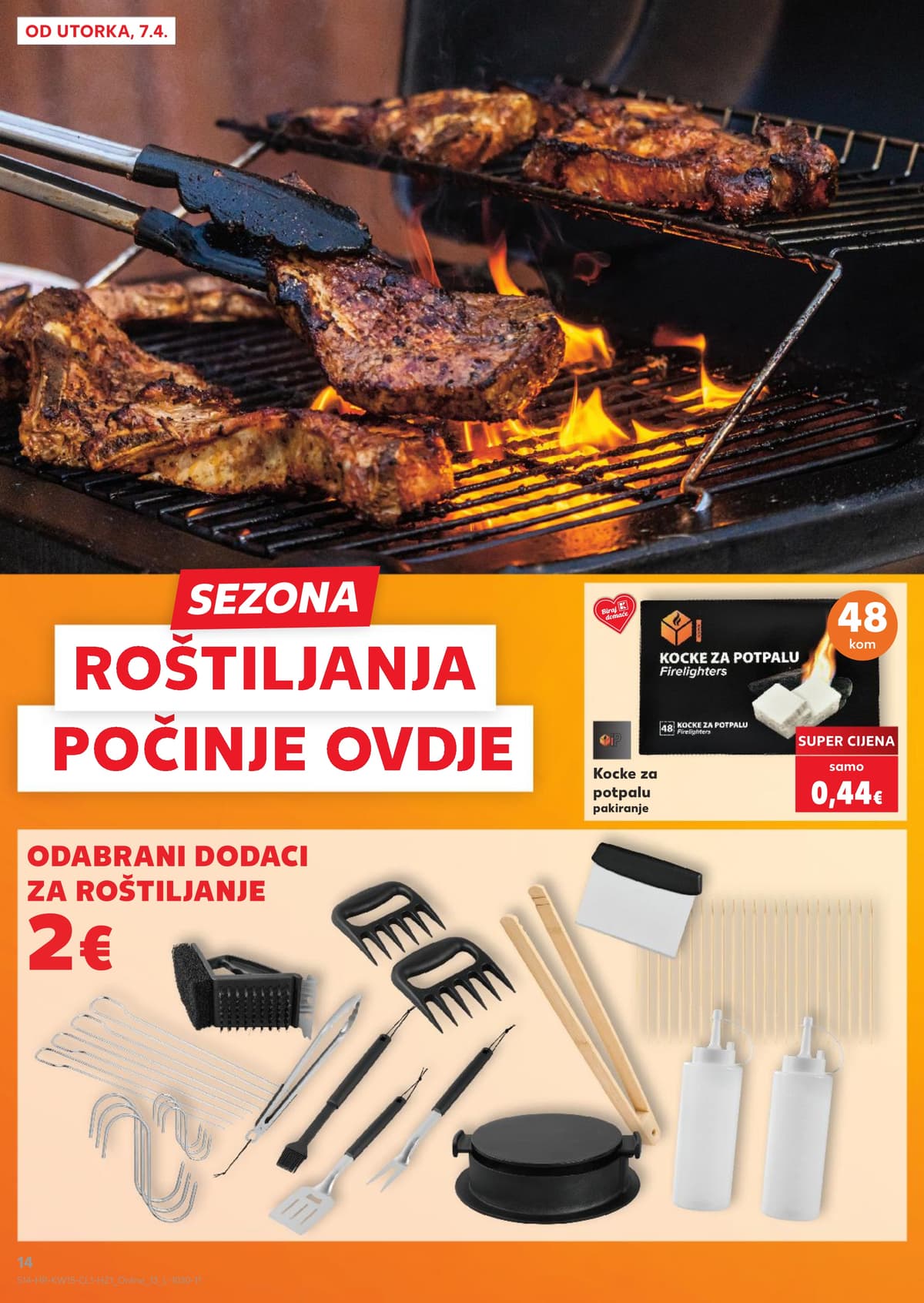 Stranica 14. Kaufland kataloga - Vrtni Namještaj i Roštilj od 04.04.2026.