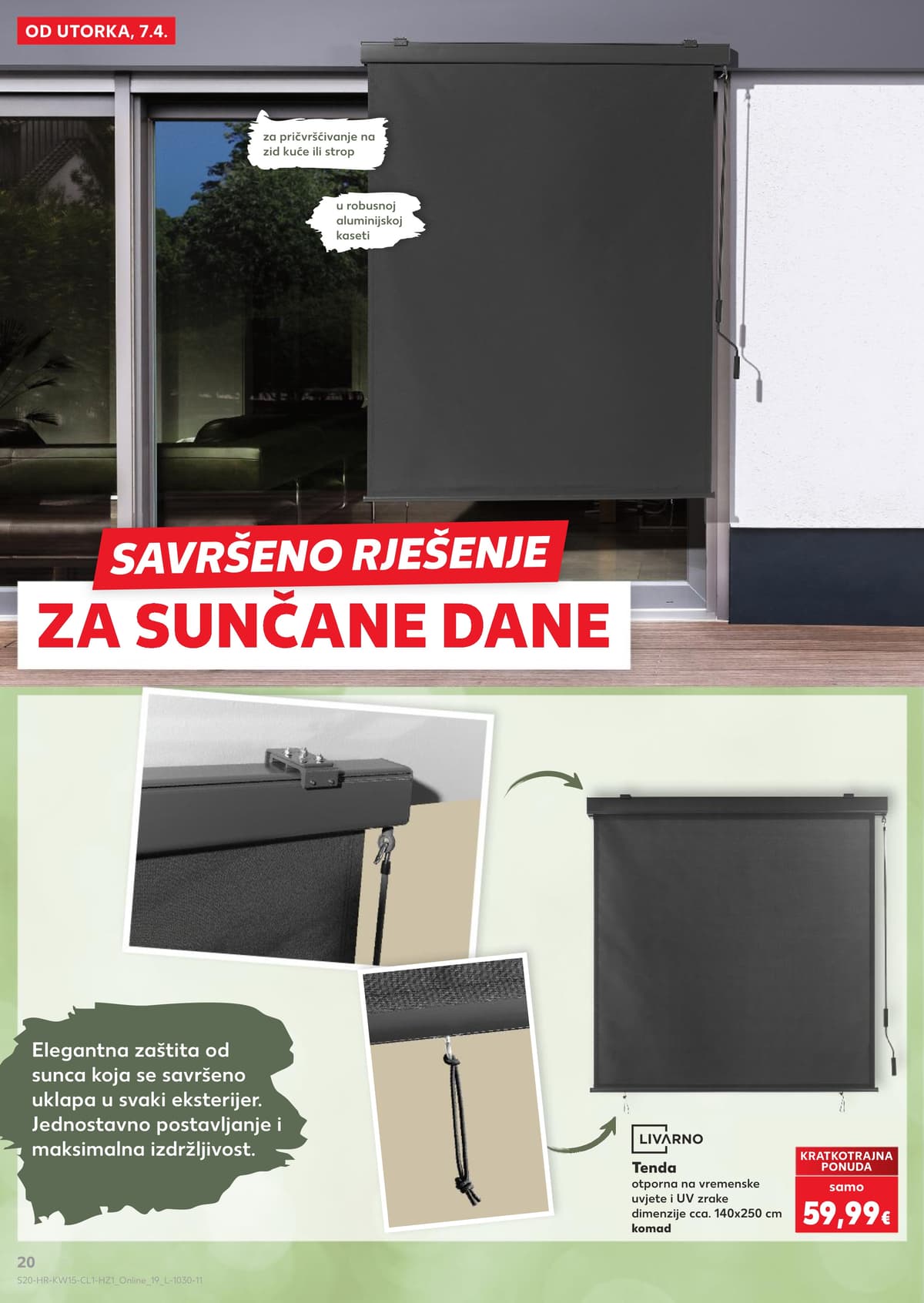 Stranica 20. Kaufland kataloga - Vrtni Namještaj i Roštilj od 04.04.2026.