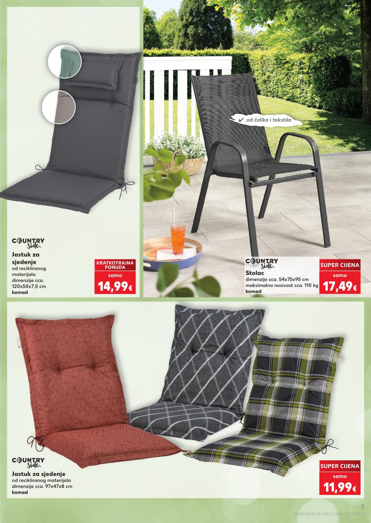 Stranica 3. Kaufland kataloga - Vrtni Namještaj i Roštilj