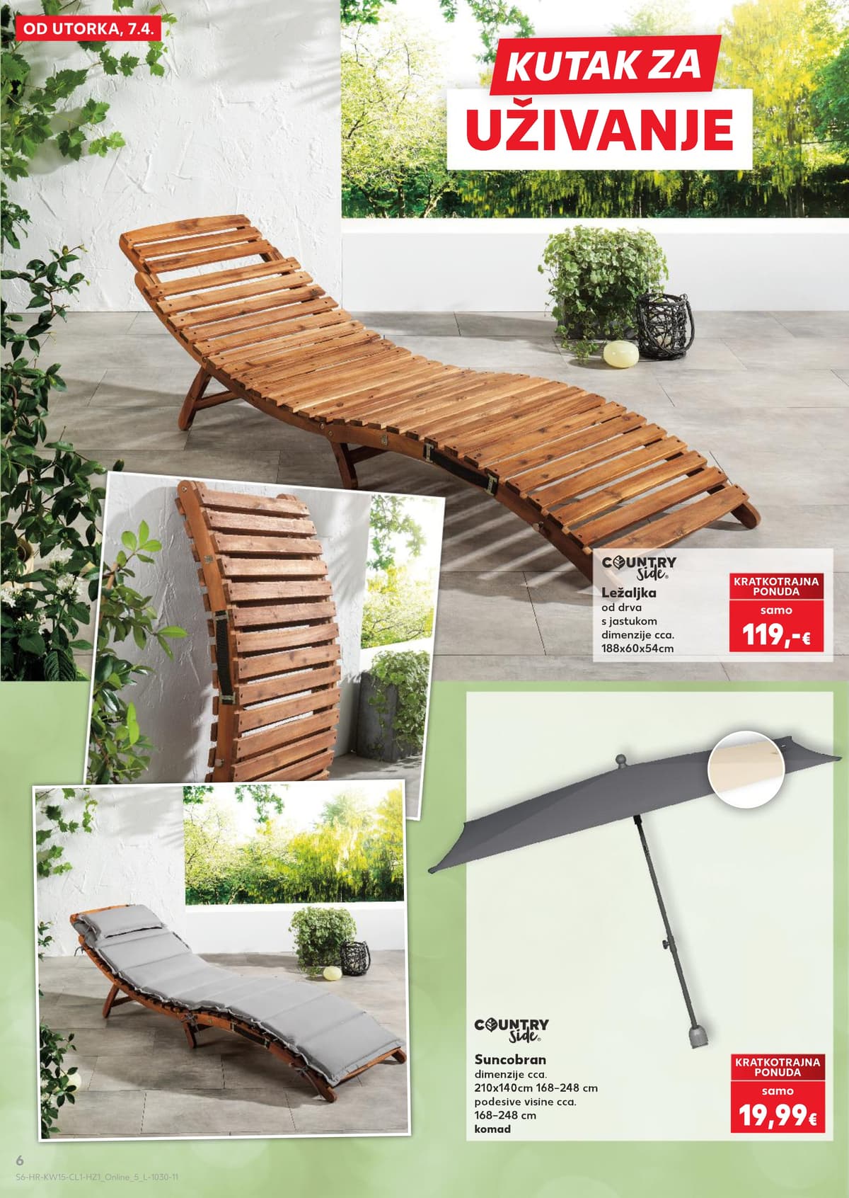 Stranica 6. Kaufland kataloga - Vrtni Namještaj i Roštilj
