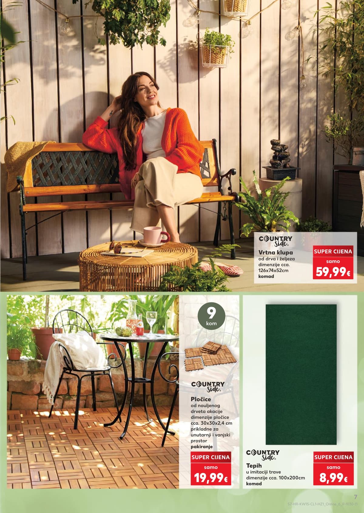 Stranica 7. Kaufland kataloga - Vrtni Namještaj i Roštilj