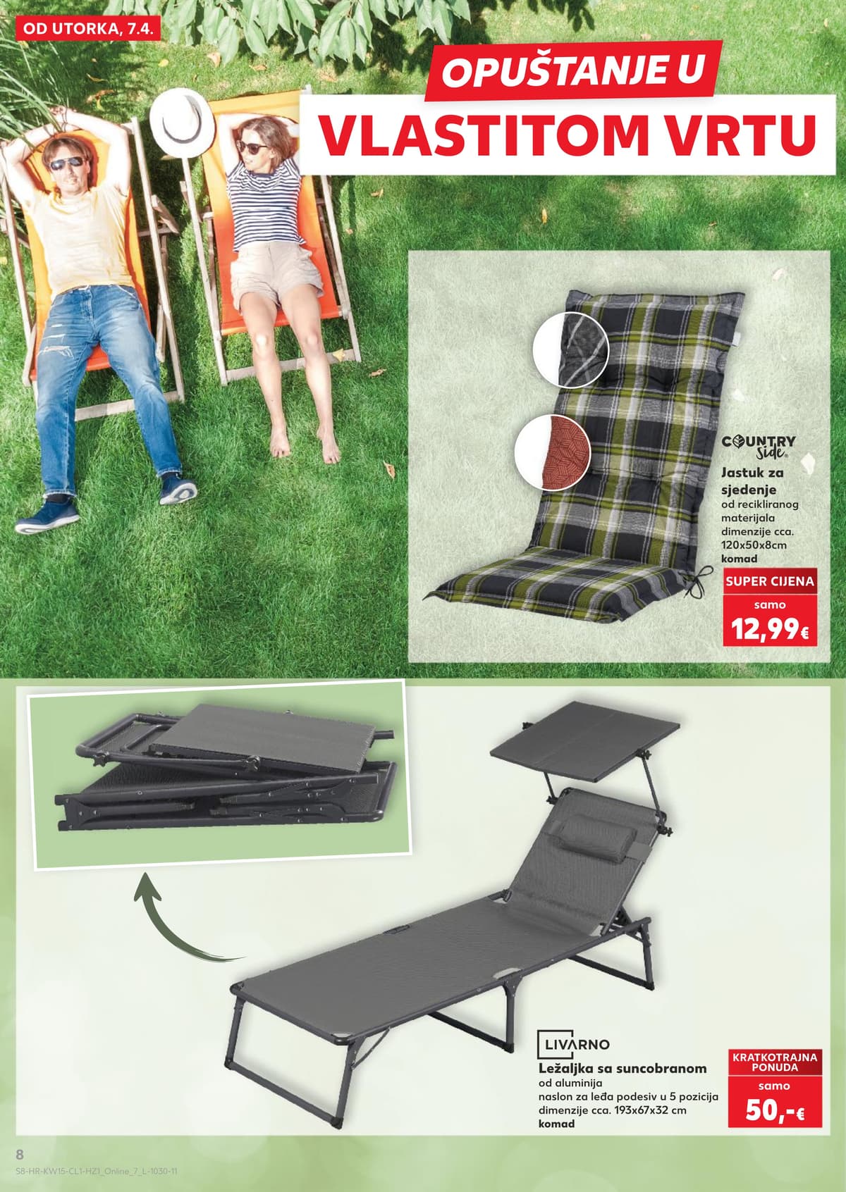 Stranica 8. Kaufland kataloga - Vrtni Namještaj i Roštilj