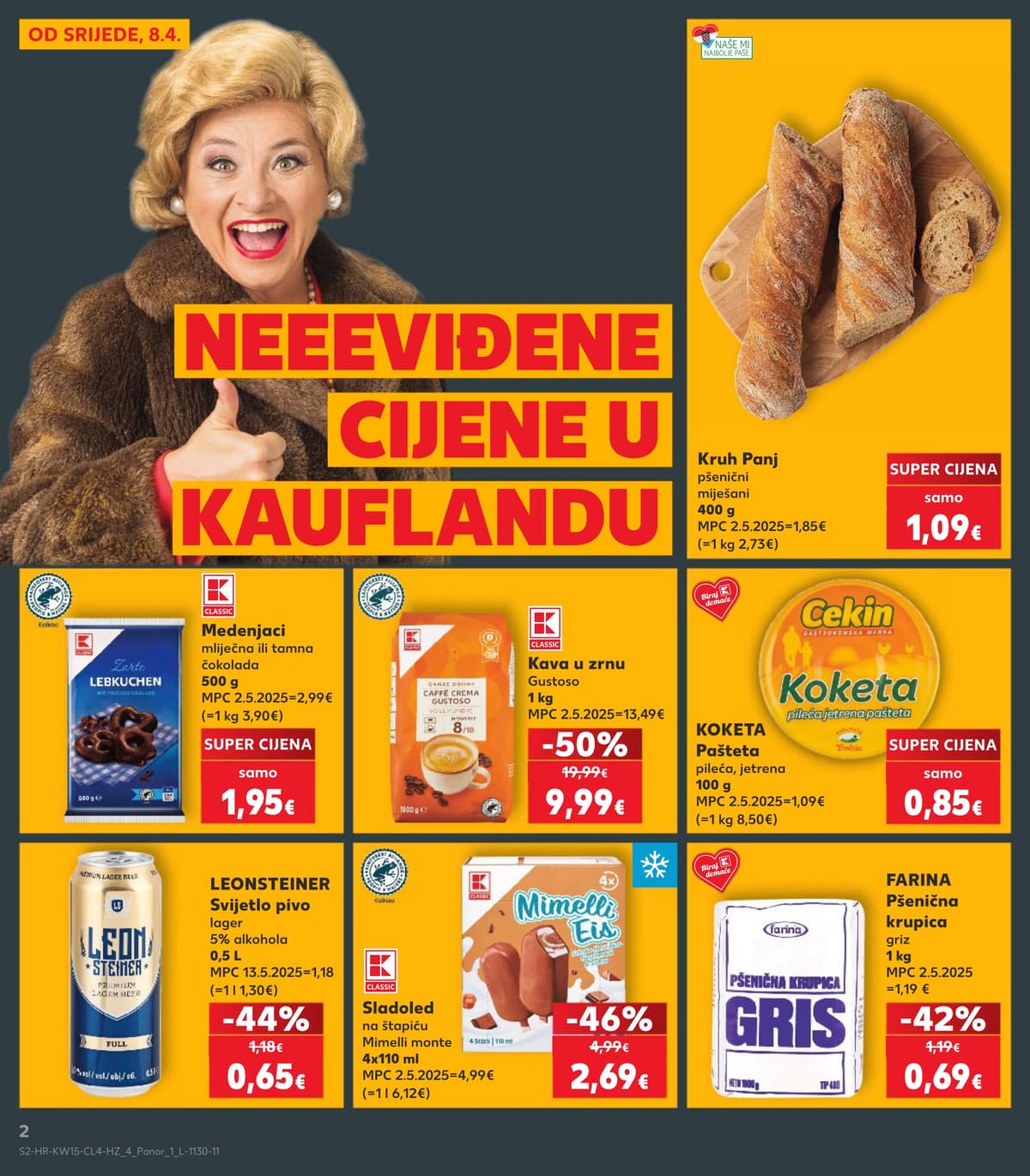 Stranica 2. Kaufland kataloga - Neviđene Cijene