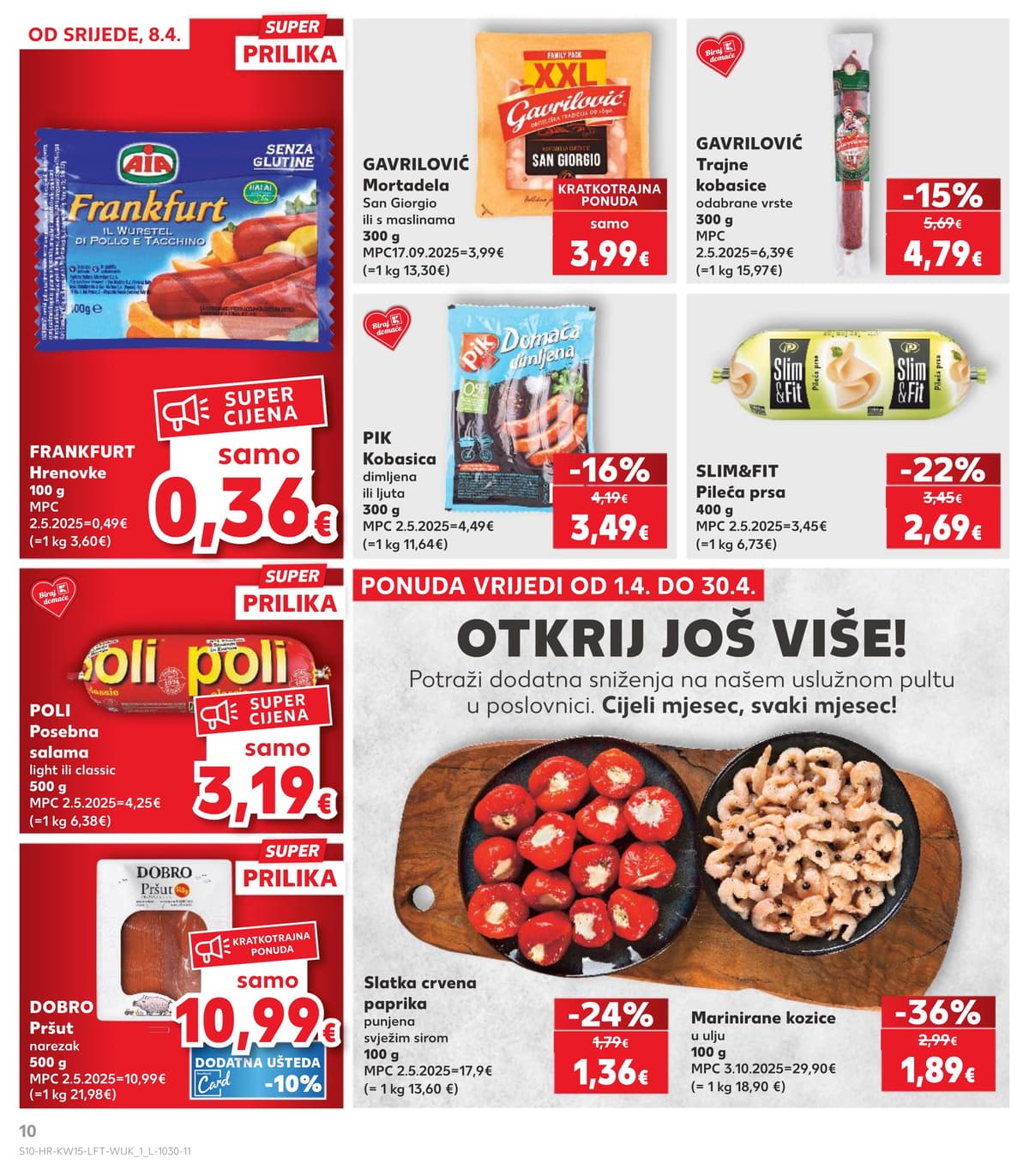 Stranica 10. Kaufland kataloga - Tjedna Akcija od 05.04.2026.