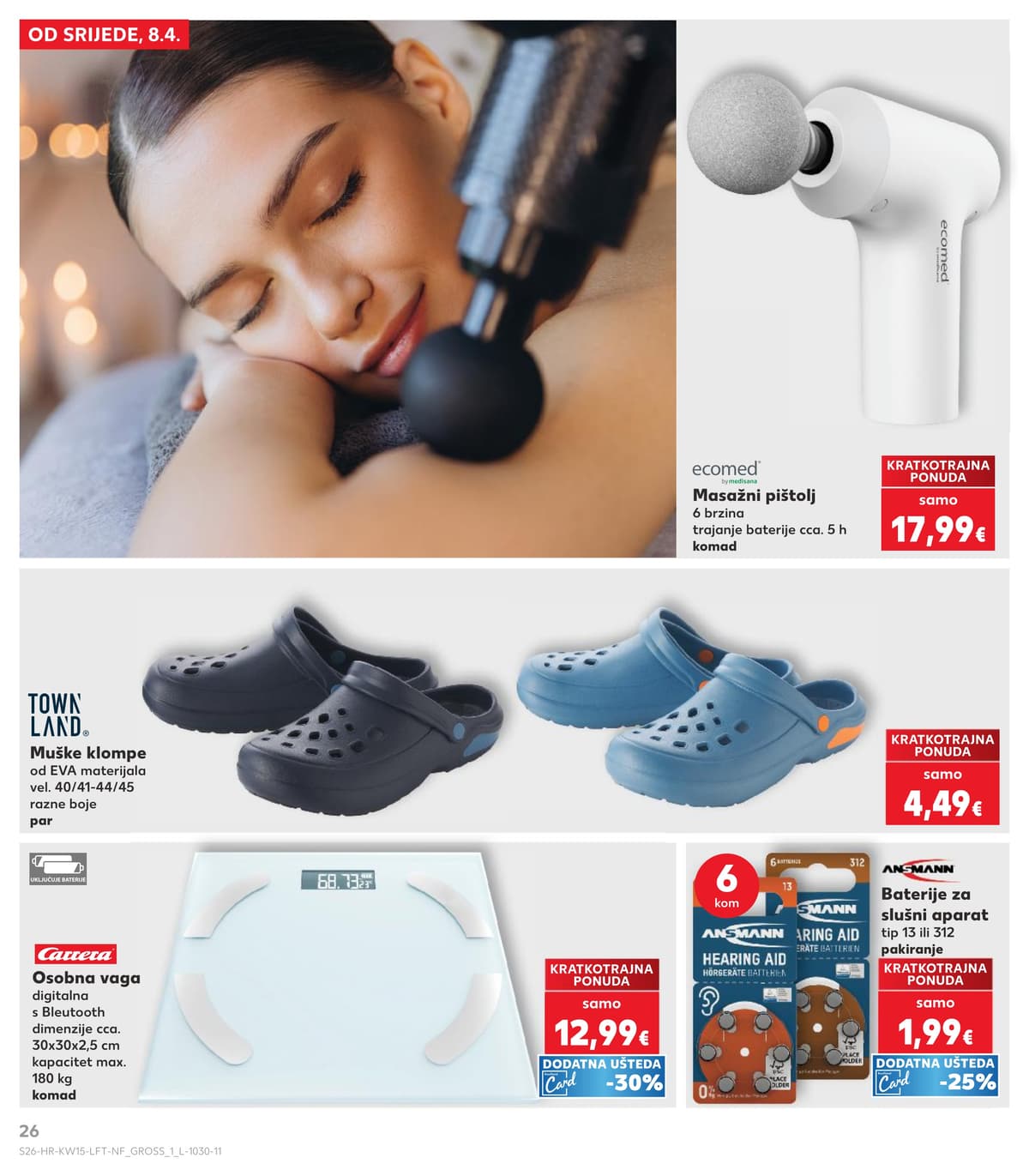 Stranica 26. Kaufland kataloga - Tjedna Akcija od 05.04.2026.