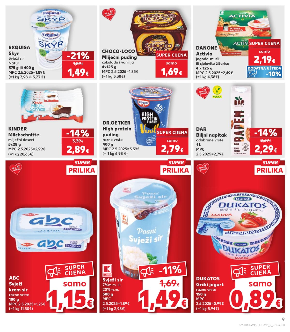 Stranica 9. Kaufland kataloga - Tjedna Akcija od 05.04.2026.