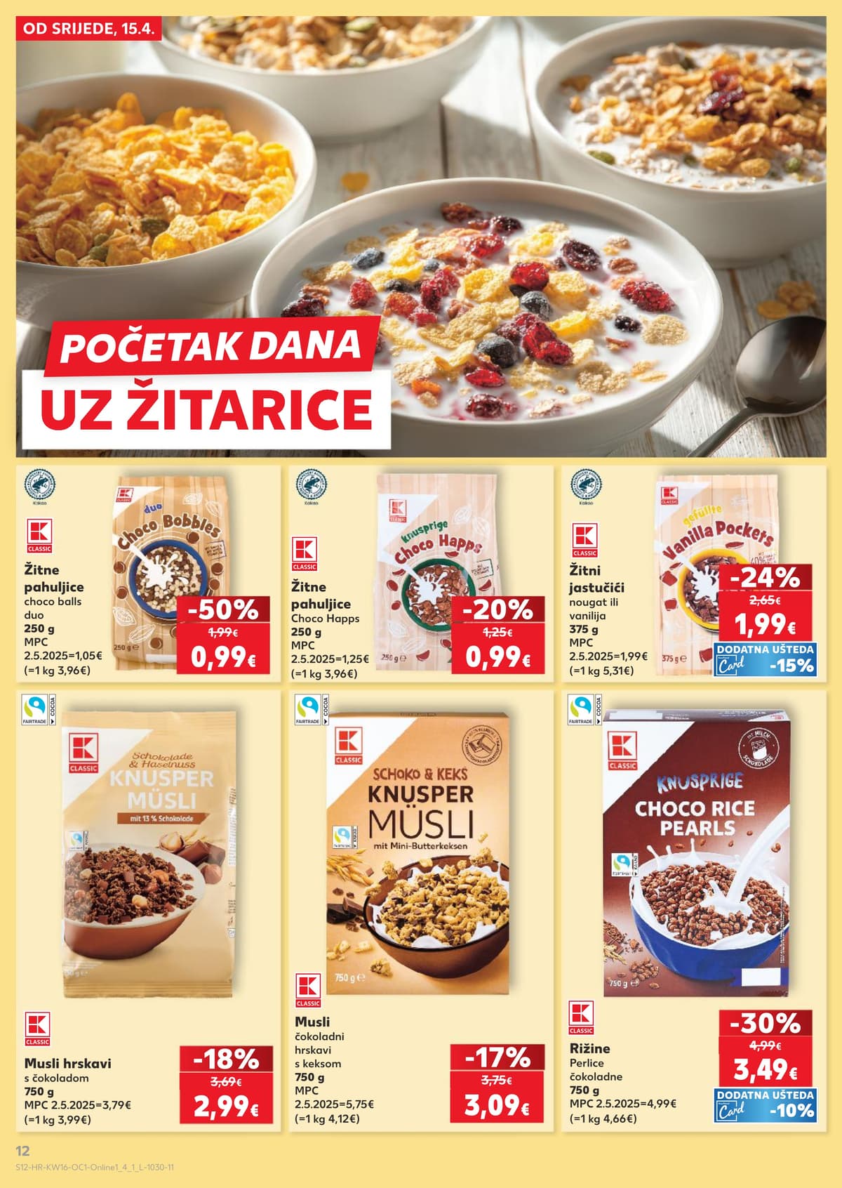 Stranica 12. Kaufland kataloga - Kolači, čisćenje i kozmetika