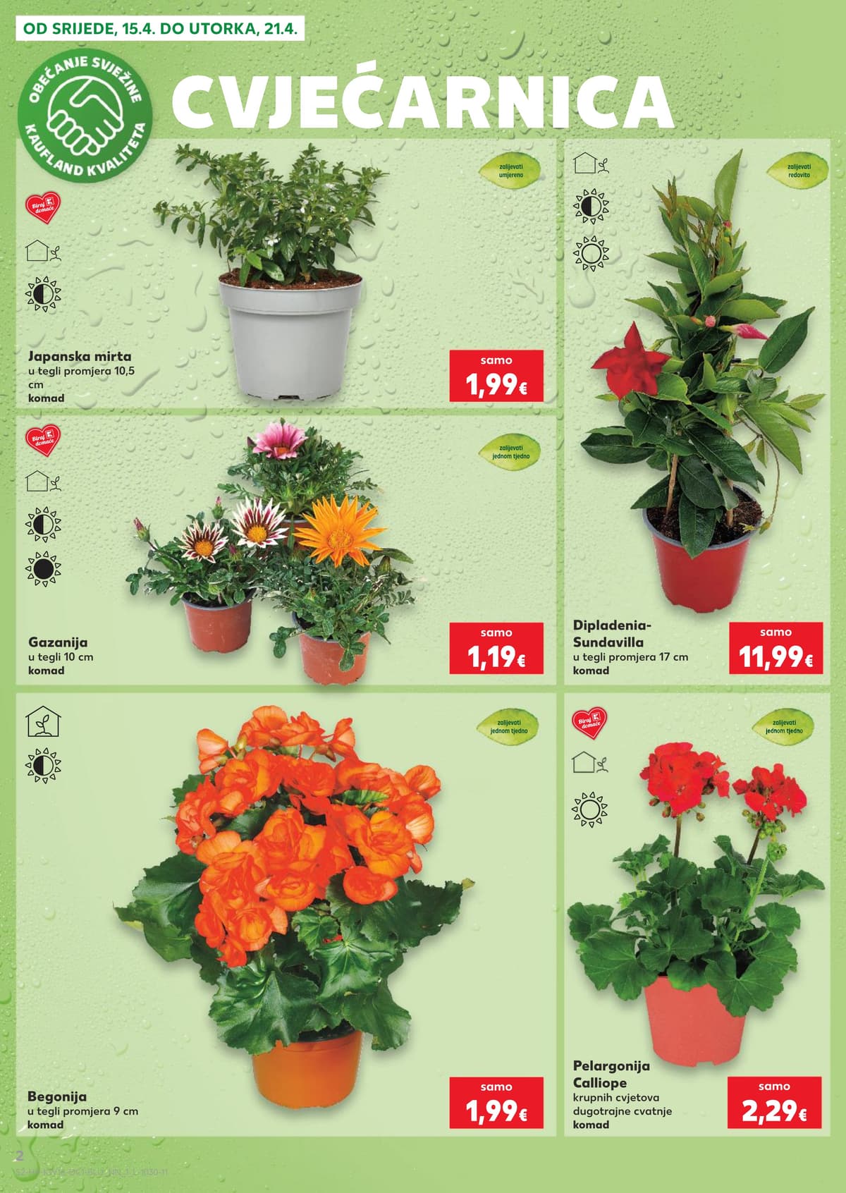 Stranica 2. Kaufland kataloga - Kolači, čisćenje i kozmetika od 12.04.2026.