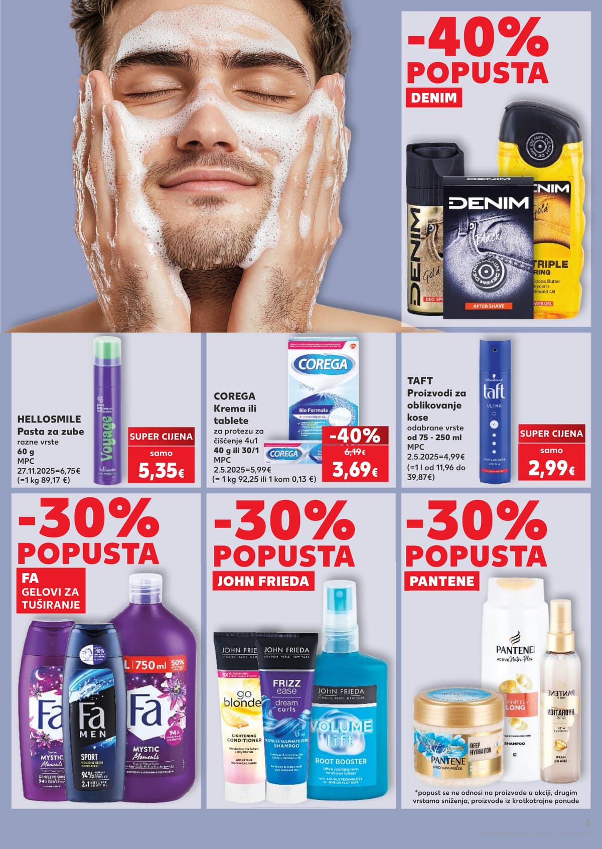 Stranica 5. Kaufland kataloga - Kolači, čisćenje i kozmetika od 12.04.2026.