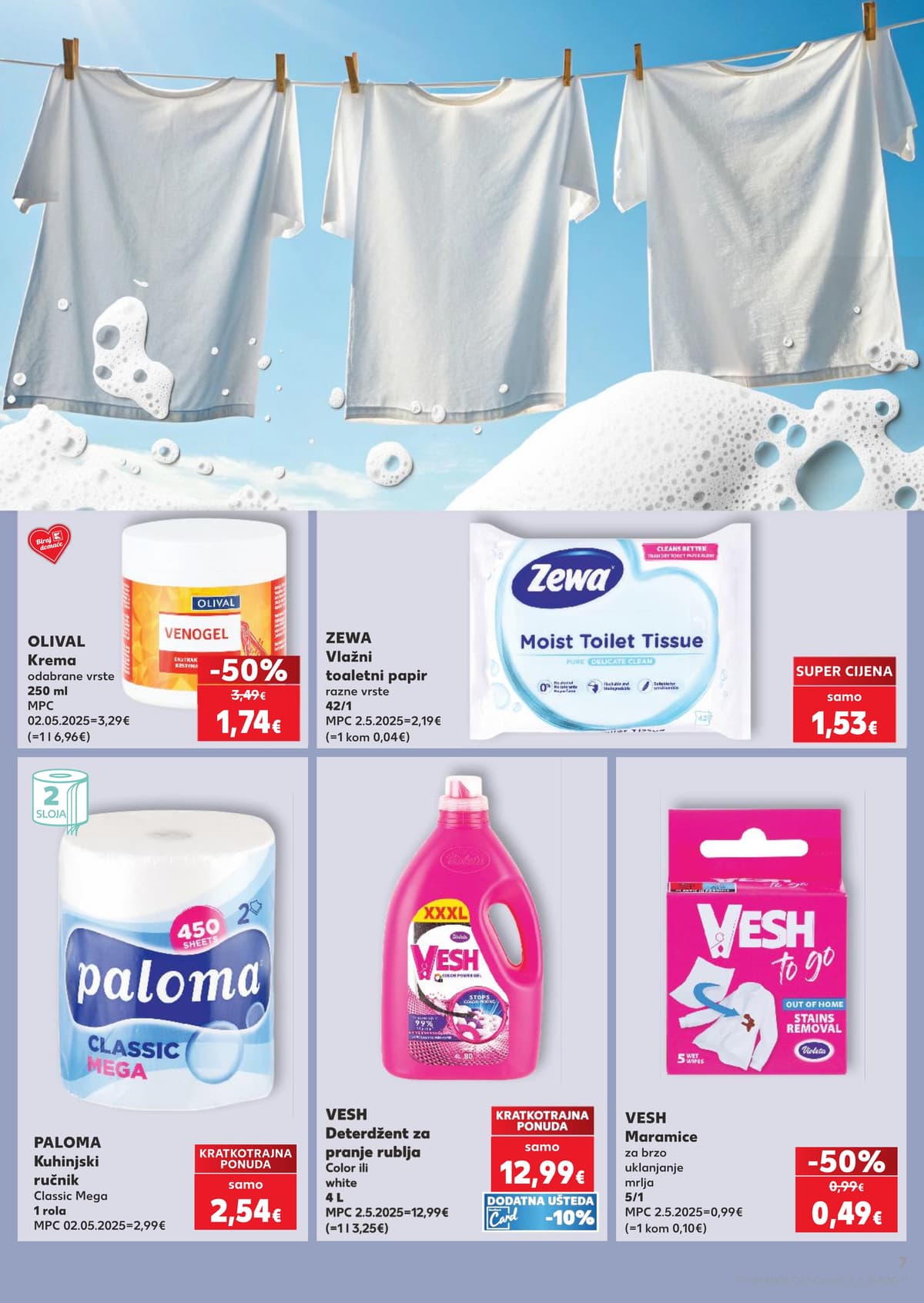 Stranica 7. Kaufland kataloga - Kolači, čisćenje i kozmetika