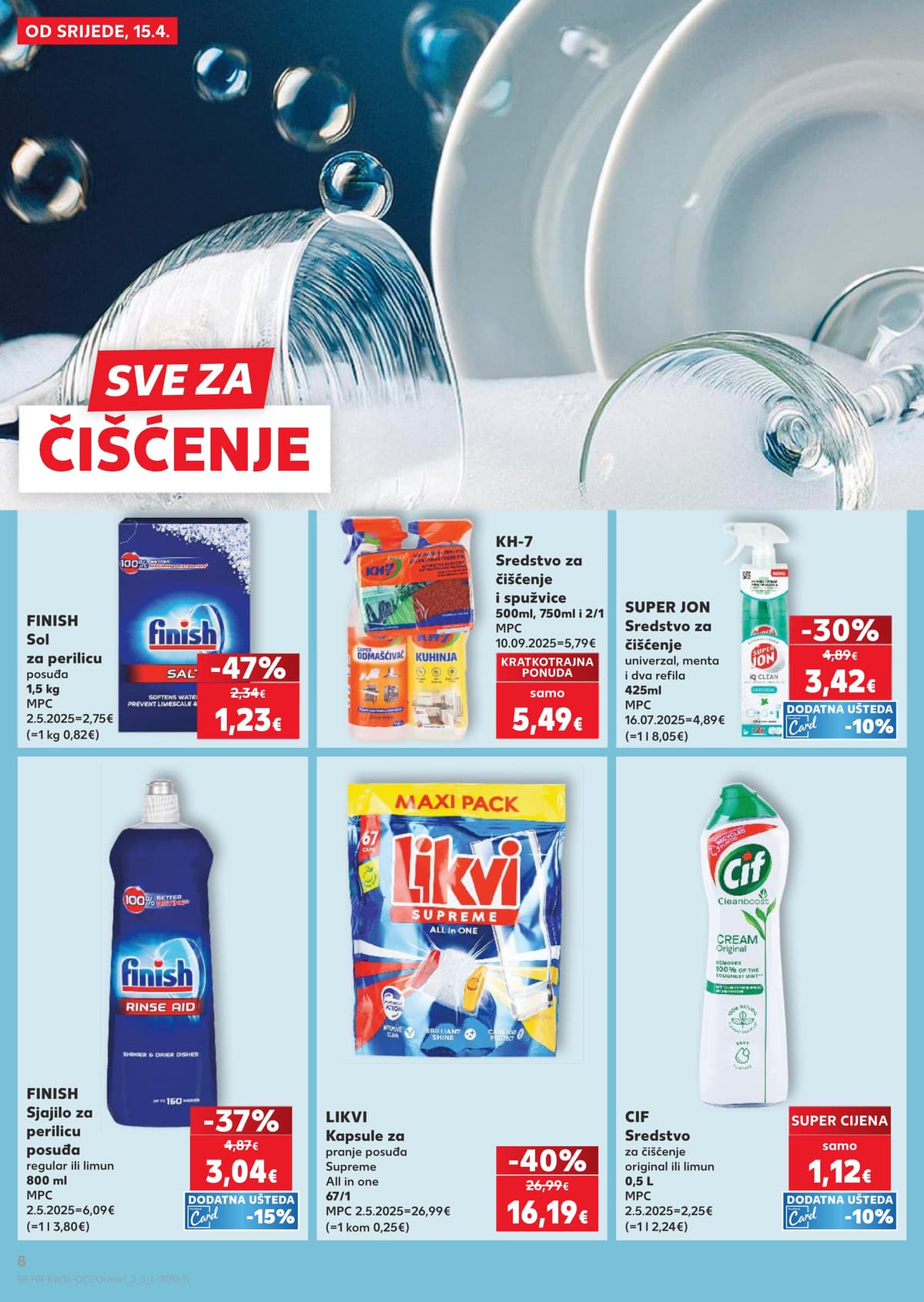 Stranica 8. Kaufland kataloga - Kolači, čisćenje i kozmetika