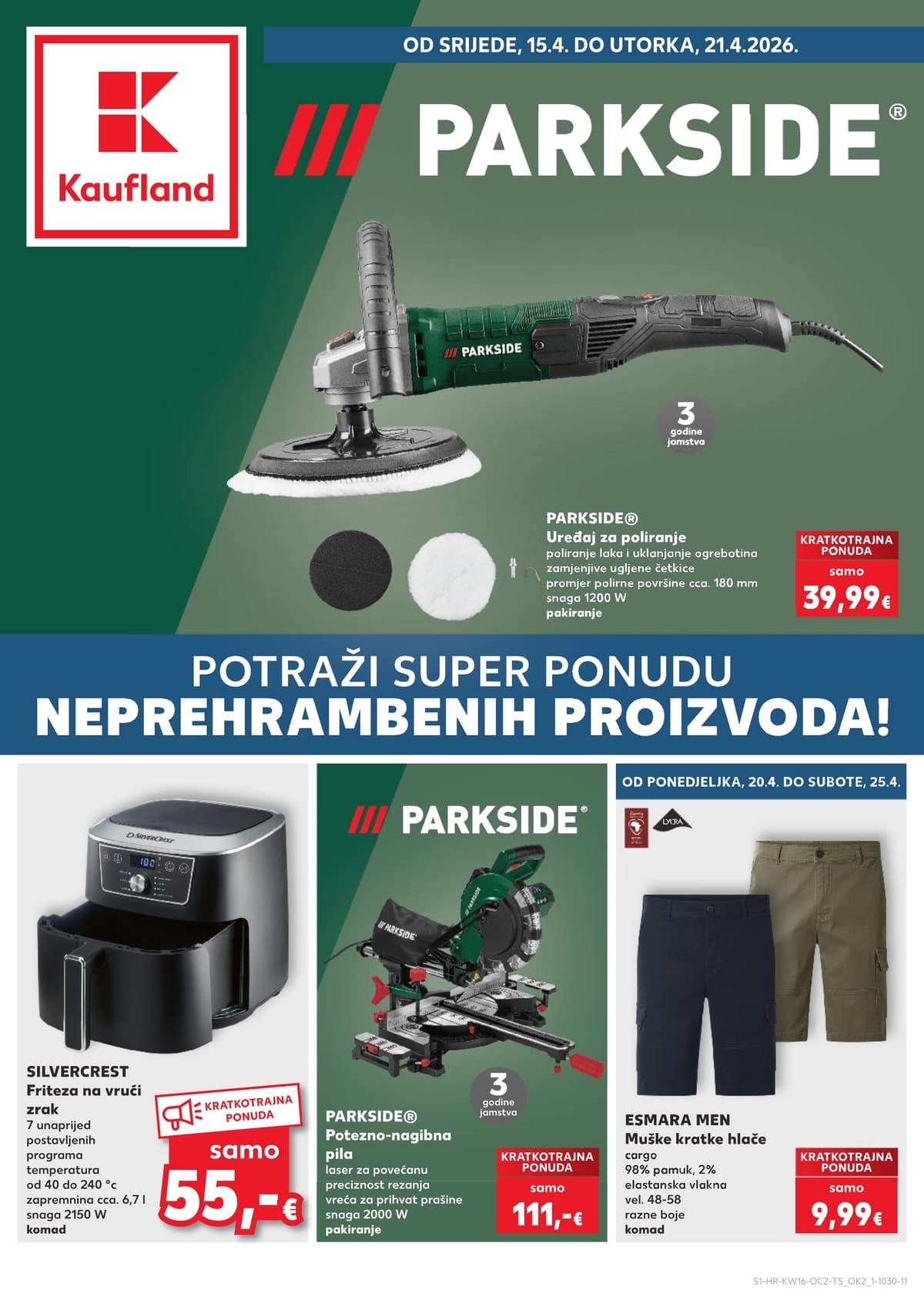Stranica 1. Kaufland kataloga - Neprehrambeni proizvodi od 12.04.2026.