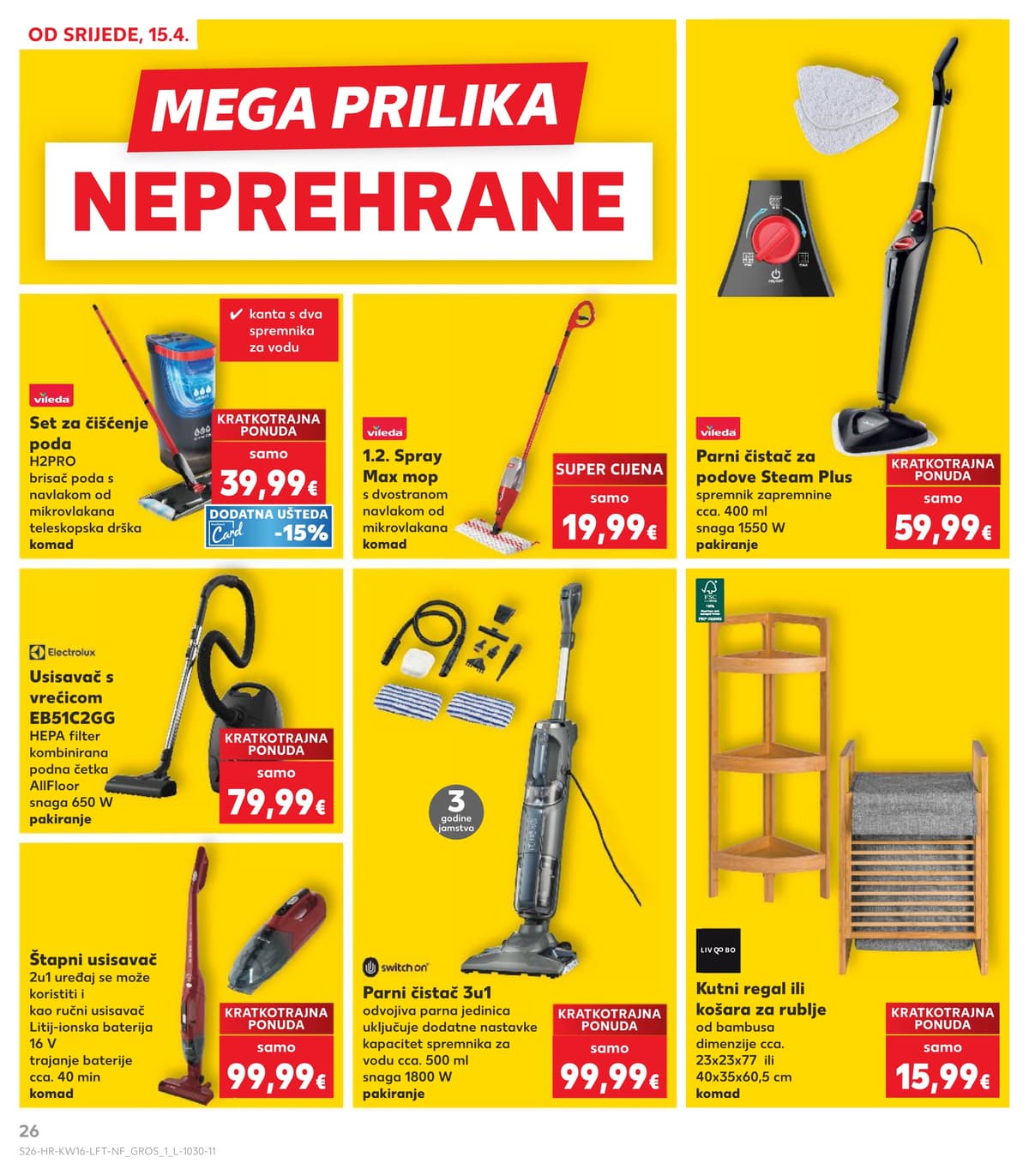 Stranica 26. Kaufland kataloga - Tjedna Akcija od 12.04.2026.