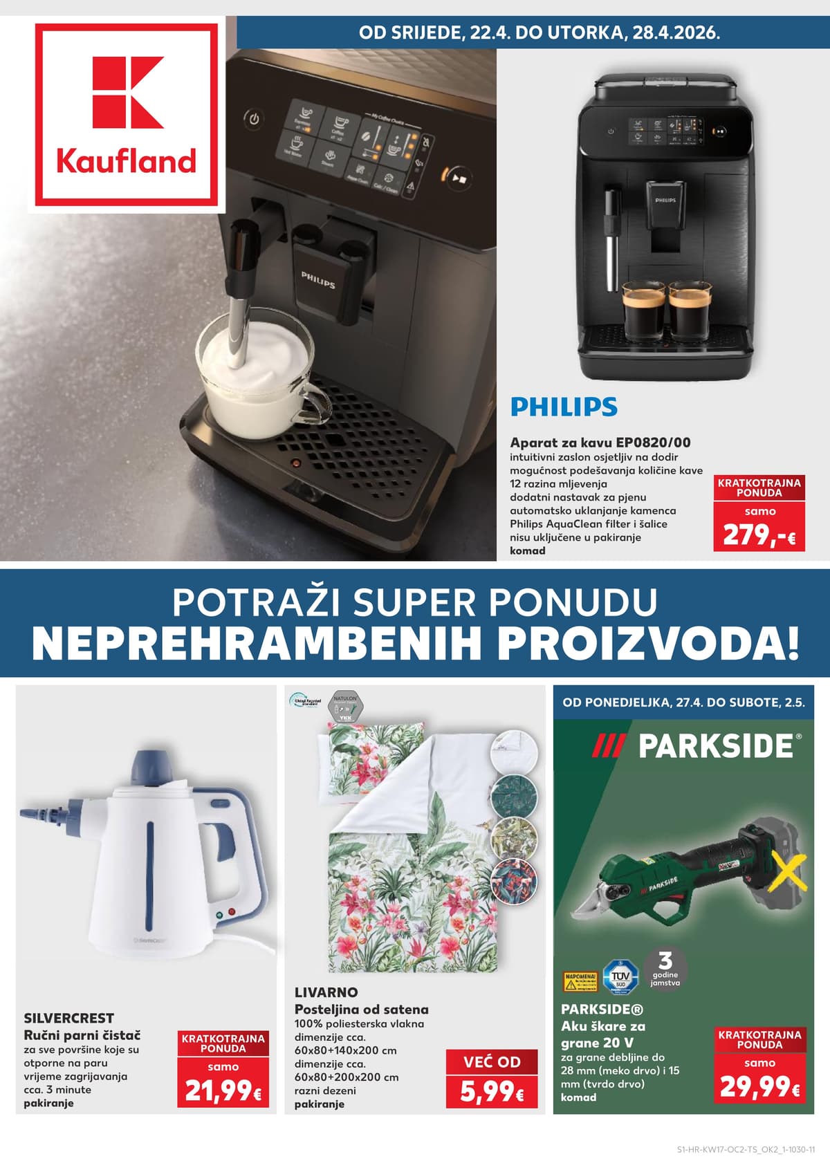 Stranica 1. Kaufland kataloga - Neprehrambeni Proizvodi od 19.04.2026.