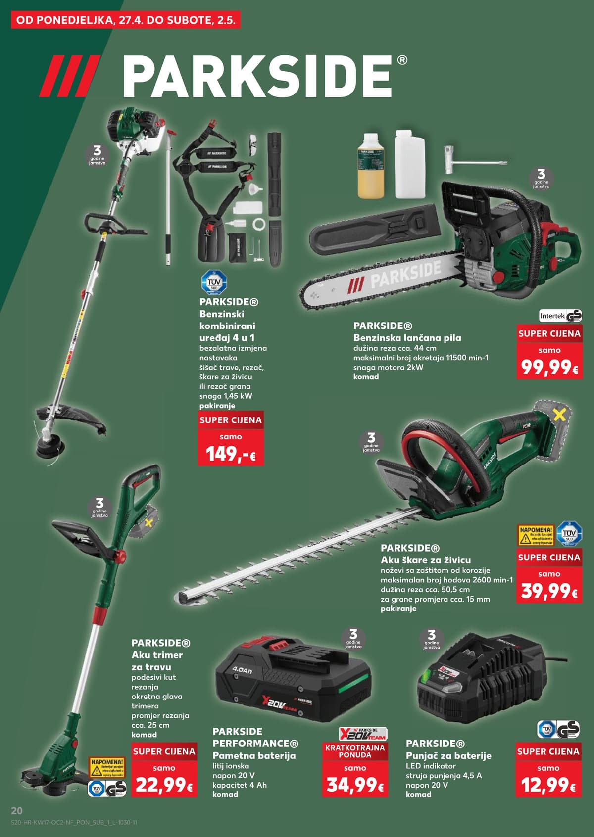 Stranica 20. Kaufland kataloga - Neprehrambeni Proizvodi od 19.04.2026.