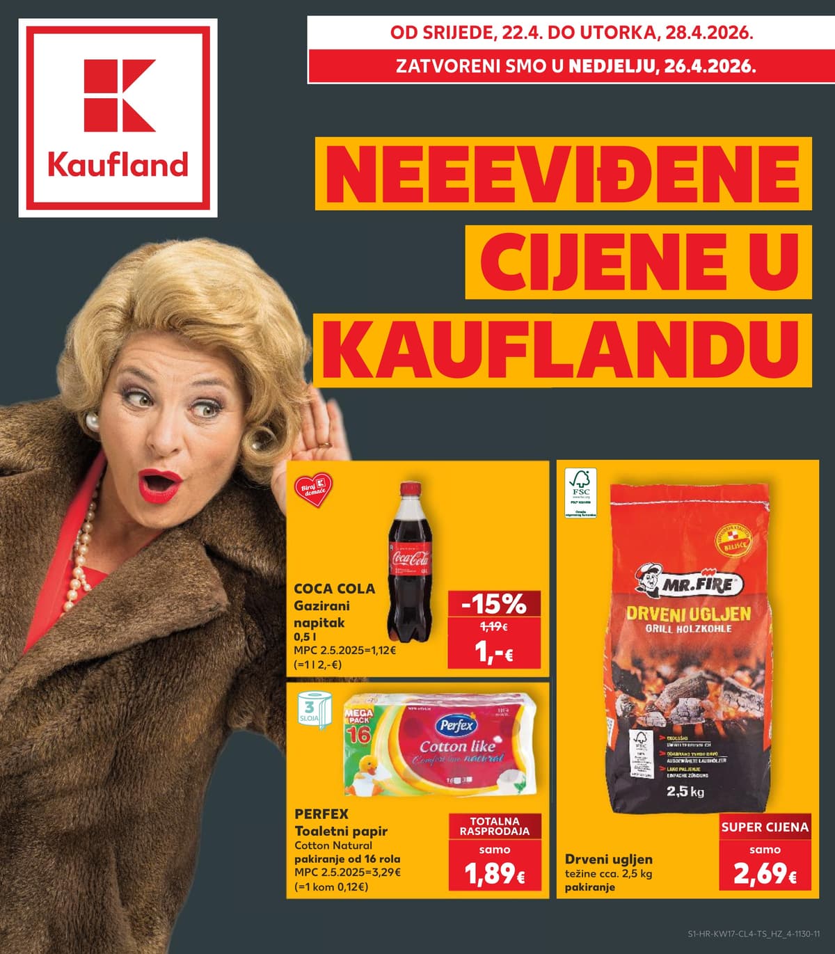 Stranica 1. Kaufland kataloga - Neviđene Cijene od 19.04.2026.